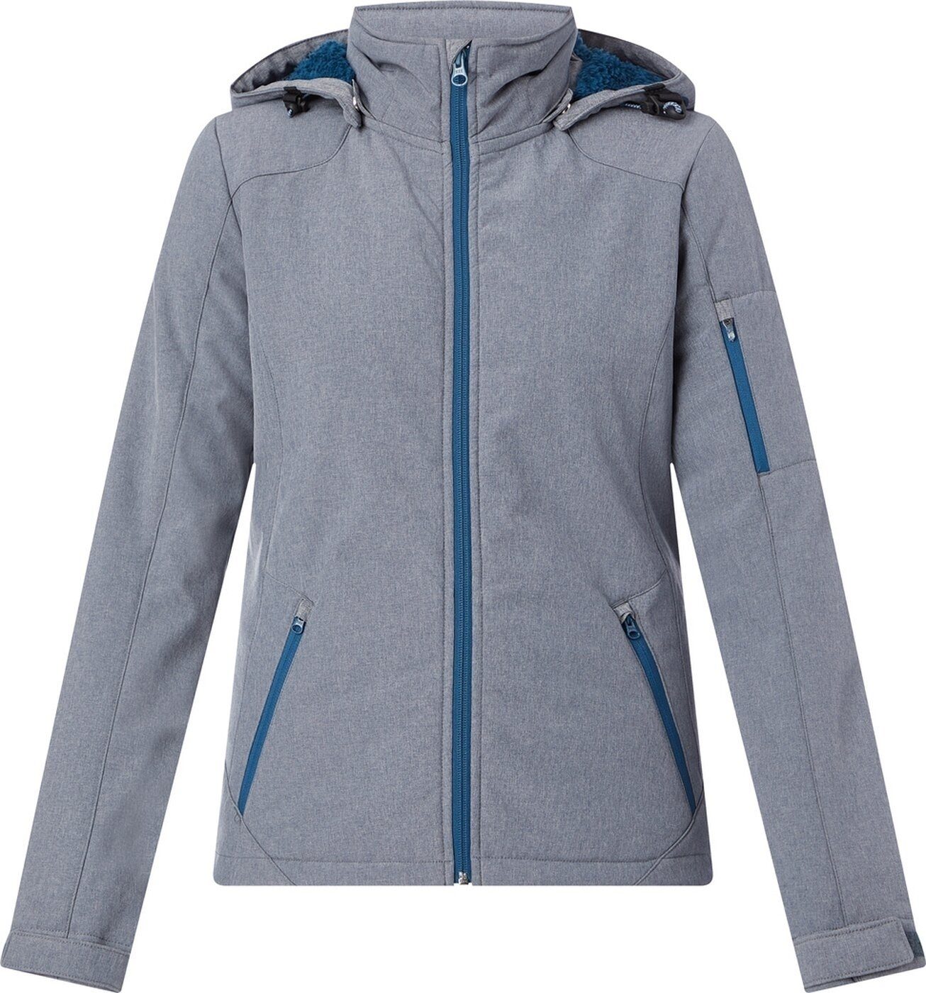 McKINLEY Softshelljacke Tura II Damen-Jacke anthrazit/blau