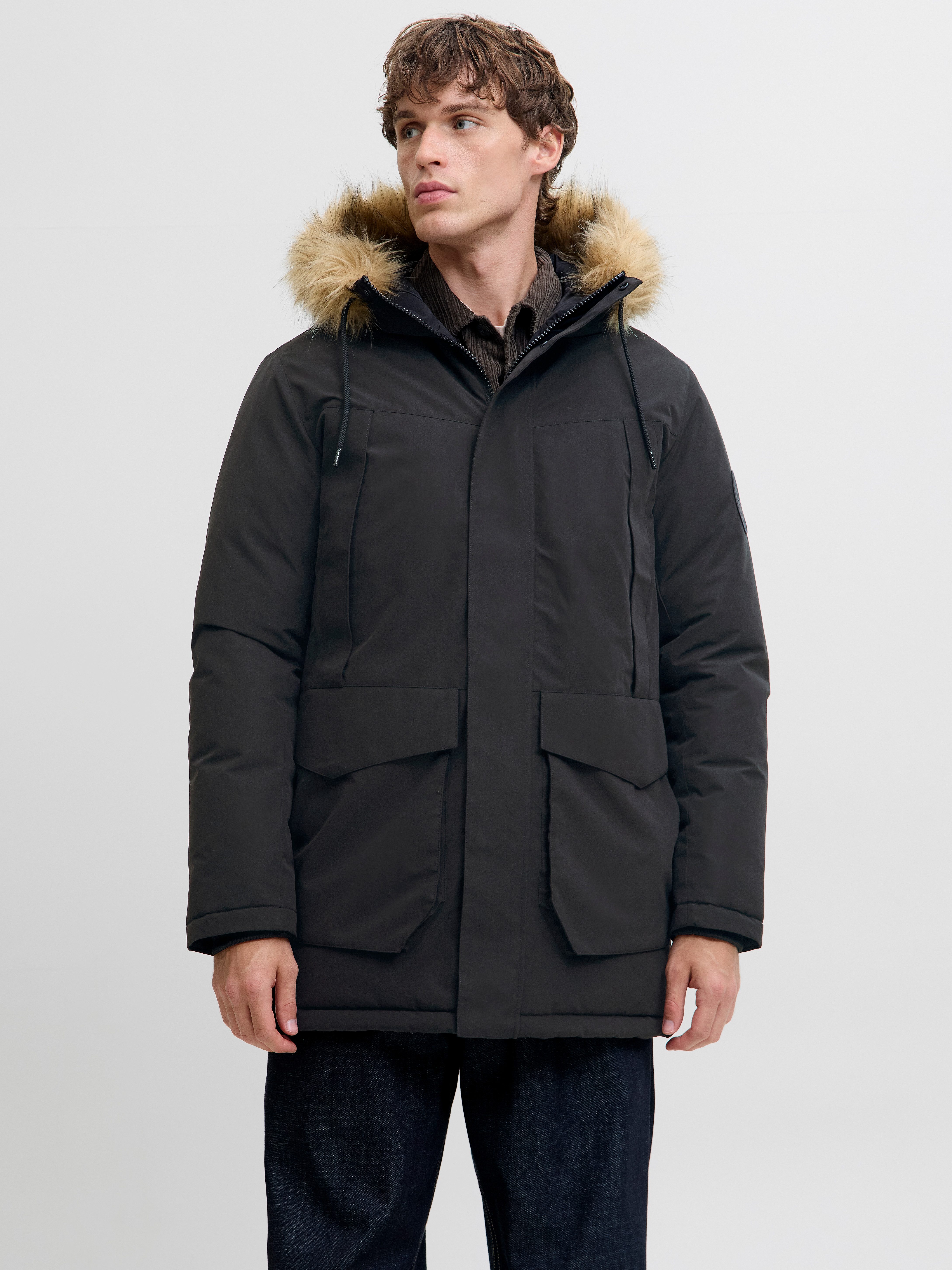 Jack & Jones Parka JJCAMP FAUX FUR PARKA BF günstig online kaufen
