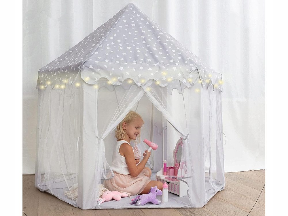 MEGADEALS Spielzelt Kinderzelt Tipizelt Zeltburg Kinderzimmer günstig online kaufen