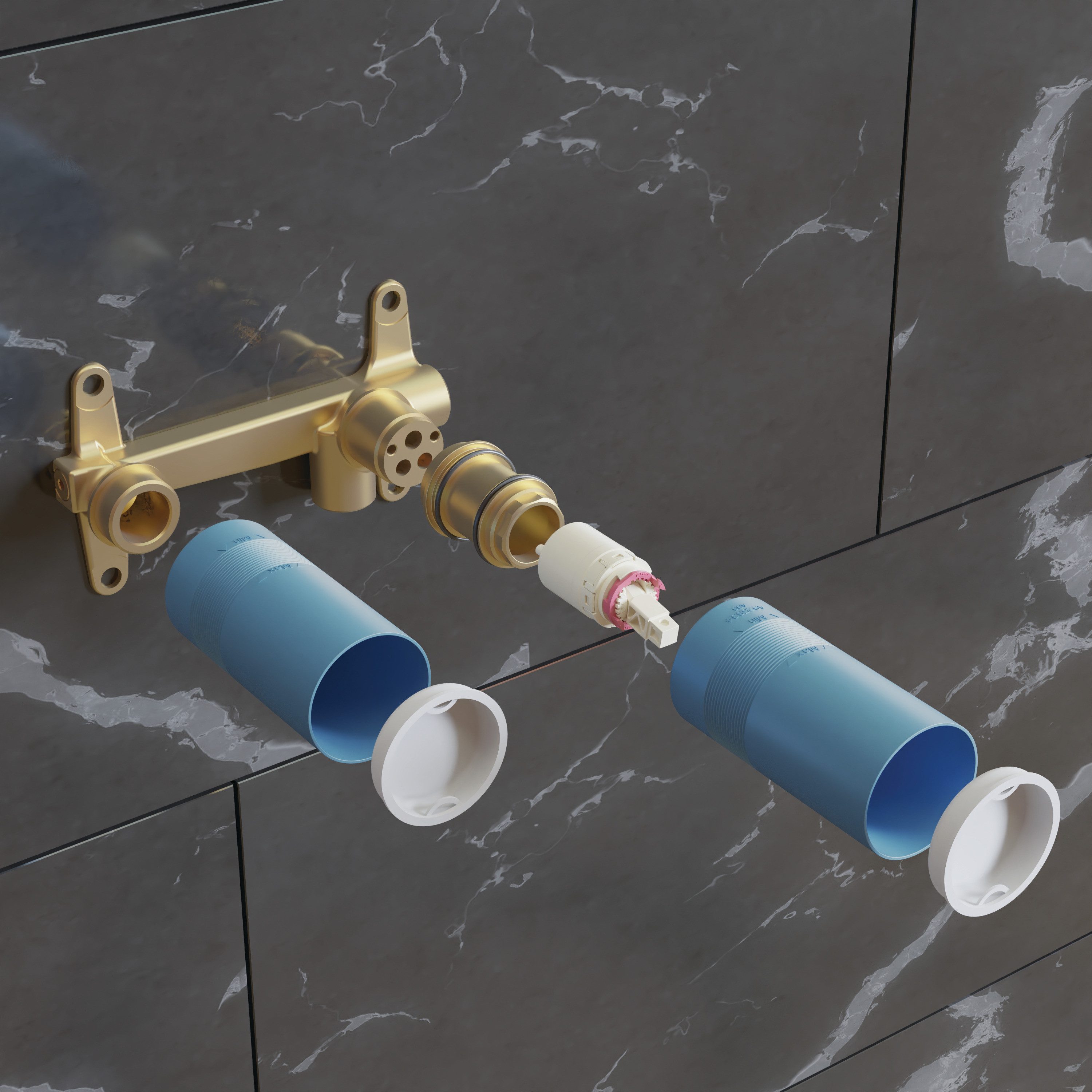 Ideal Standard Reparatur-Set BUILT-IN, WRAS-zertifiziert, maximale Durchflussrate 12 l/min
