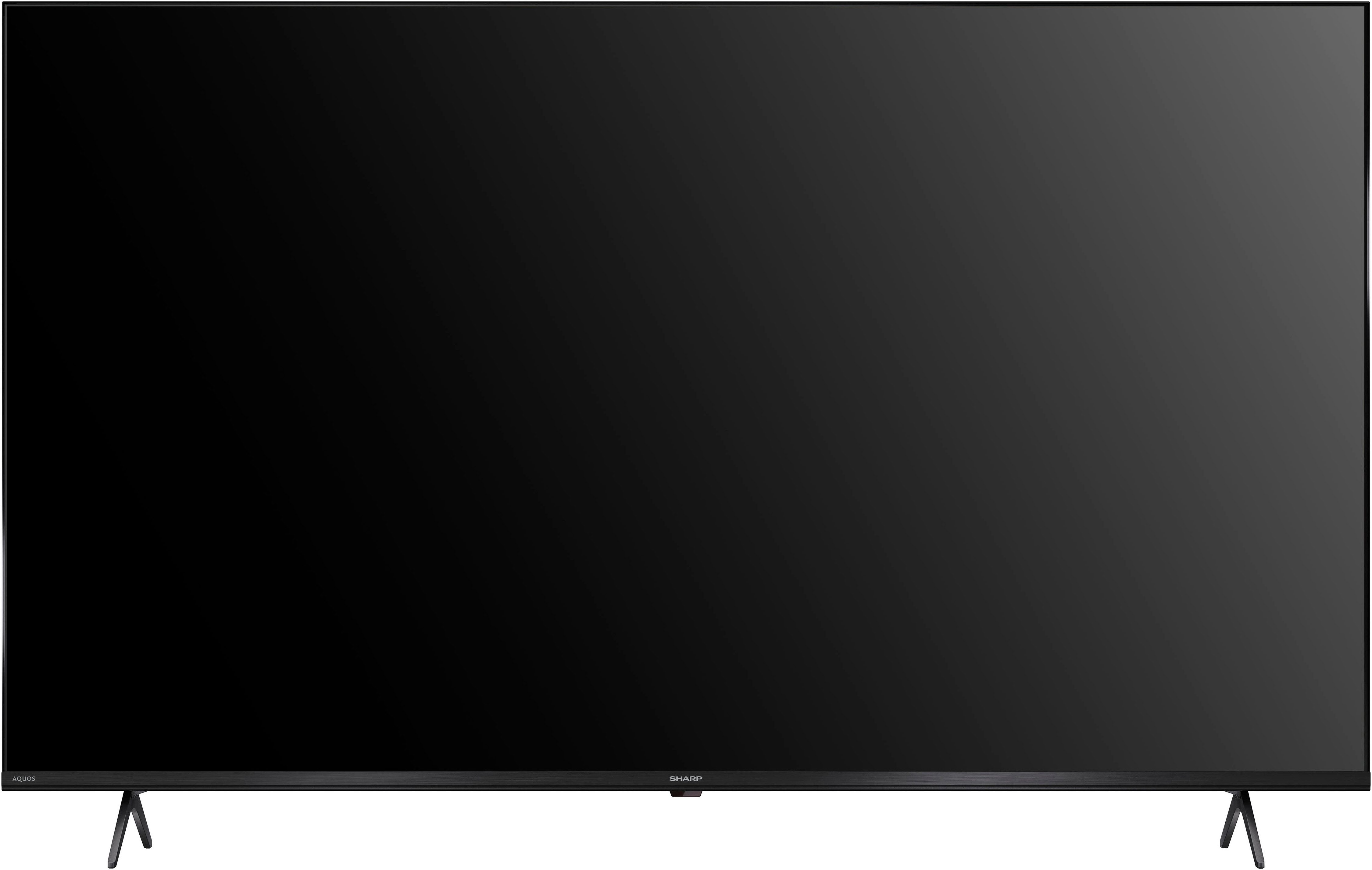 Sharp 4T-C55HP_ QLED-Fernseher (139 cm/55 Zoll, 4K Ultra HD, Google TV, Smart-TV)