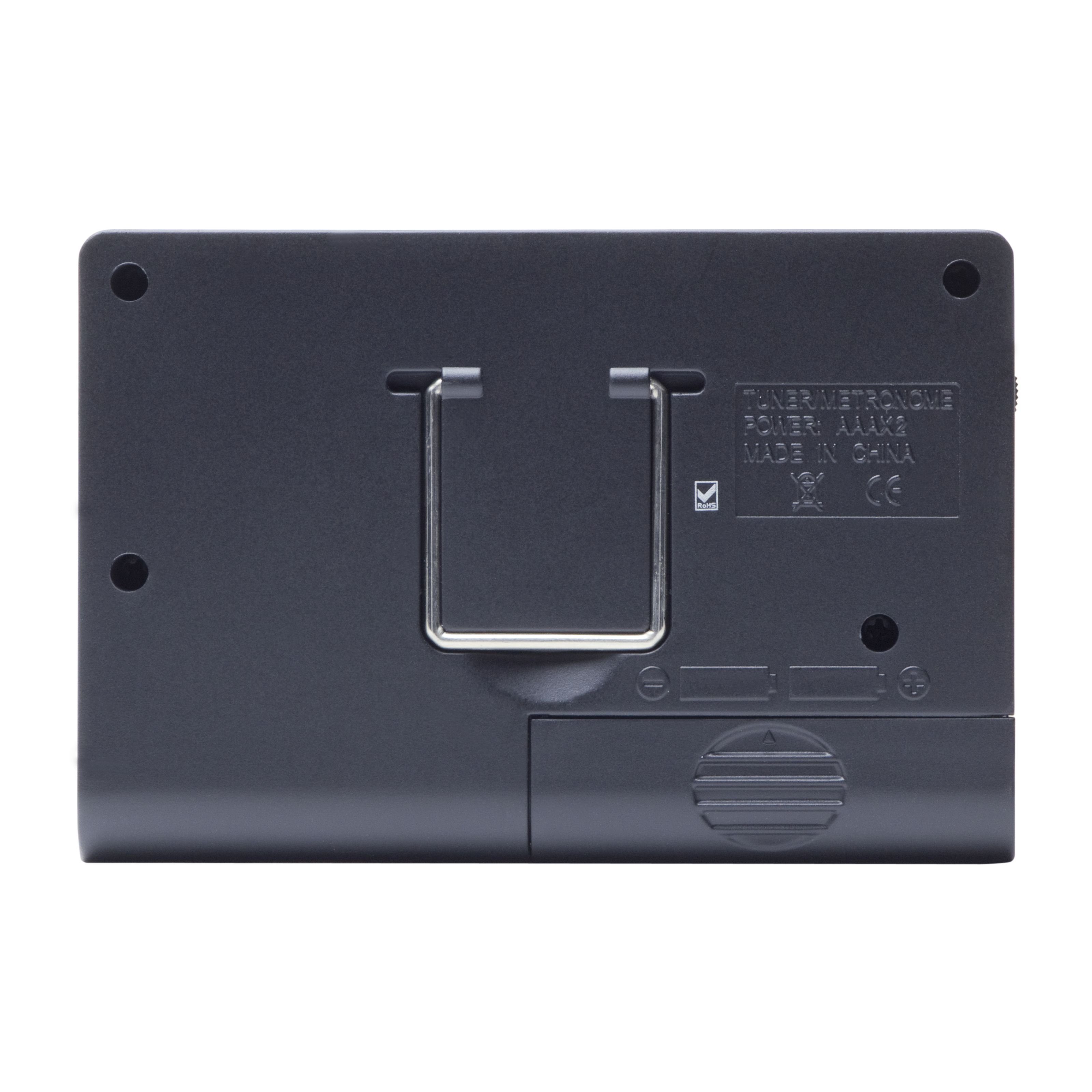 FAME Stimmgerät, (Stimmgerät chromatischer Tuner mIt Metronom schwarz 6.3 mm Klinkenanschluss 3.5 mm Kopfhörerausgang Tongenerator großes Display), Stimmgerät, chromatischer Tuner, Metronom, Tongenerator