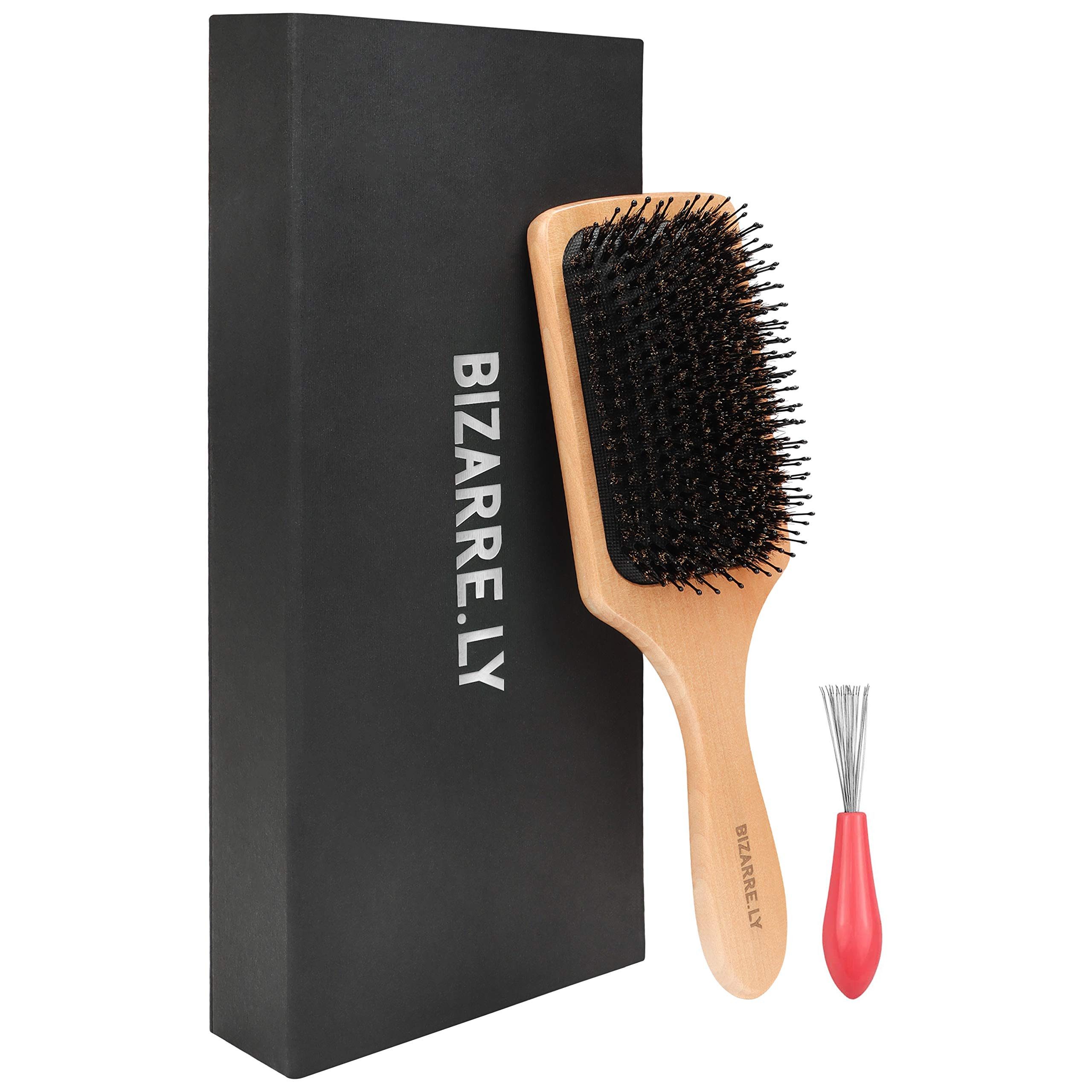 BIZARRE.LY Haarbürste Bizarre.ly Profi Haarbürste mit Wildschweinborsten für Styling