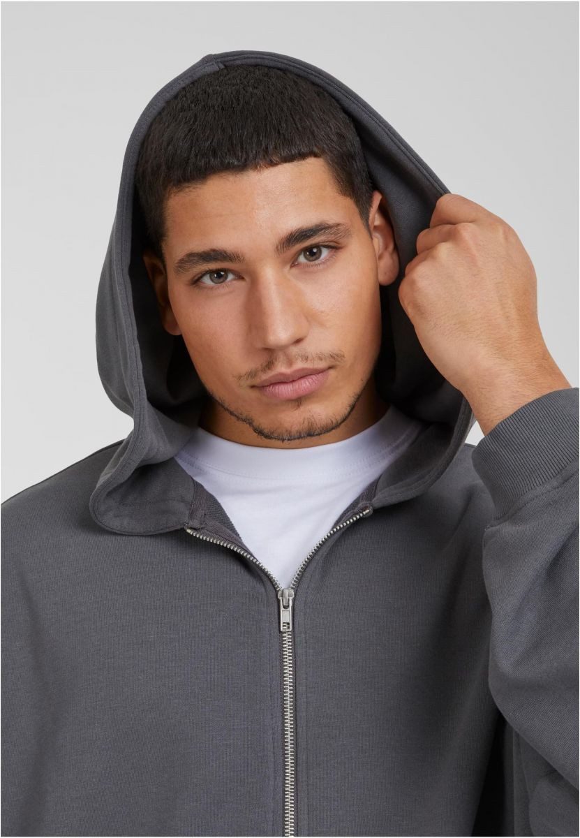 URBAN CLASSICS Kapuzensweatjacke 90's Zip Hoody Herren Kapuzenjacke