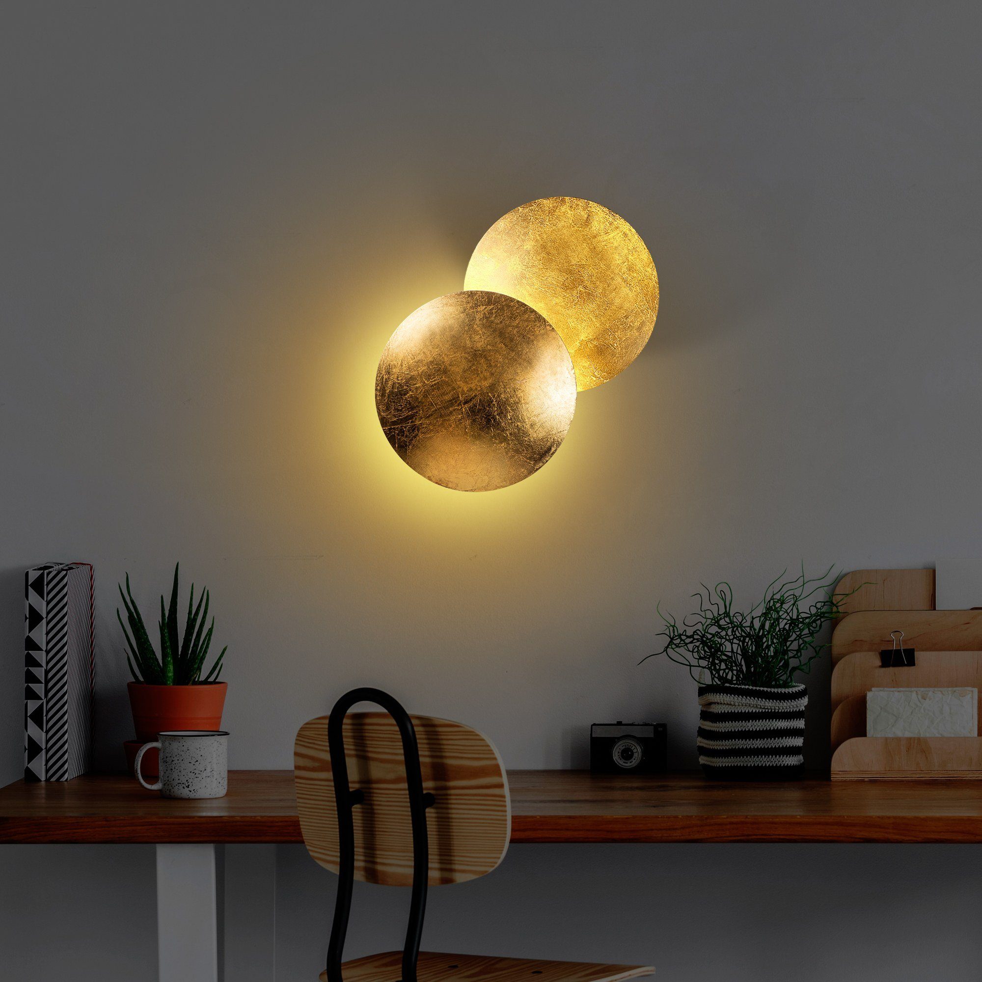 Opviq Wandleuchte METAL BODY, S1546 günstig online kaufen