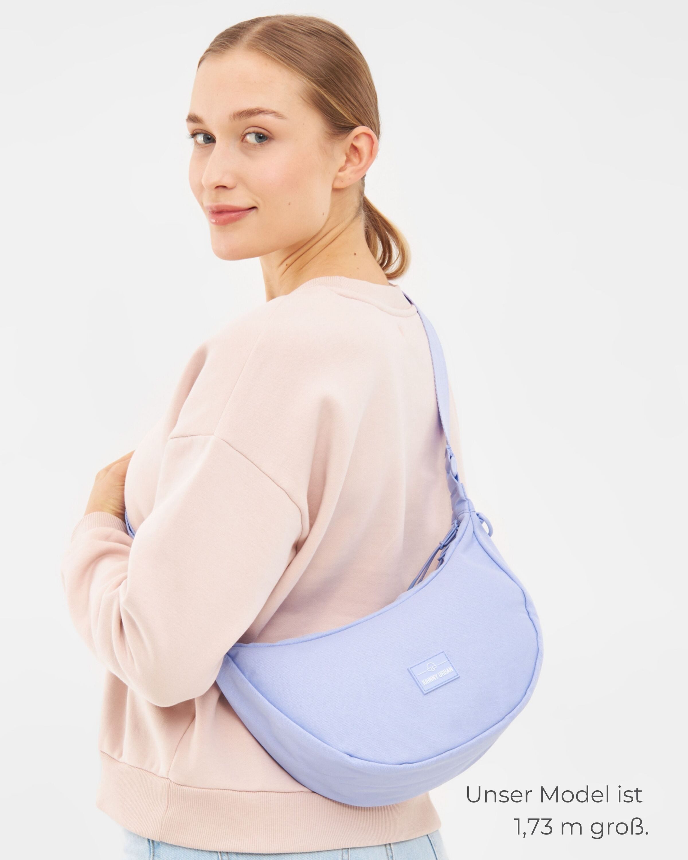 Johnny Urban Umhängetasche Ally Medium Half Moon Bag, Stylische Crossbody B günstig online kaufen
