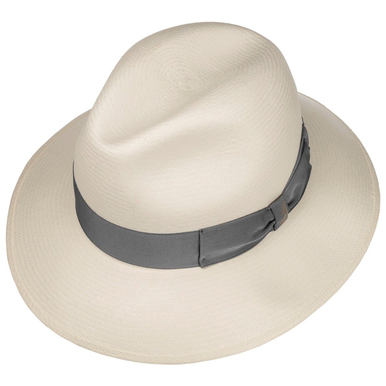 Borsalino Sonnenhut (1-St) Panamahut mit Ripsband, Made in Italy