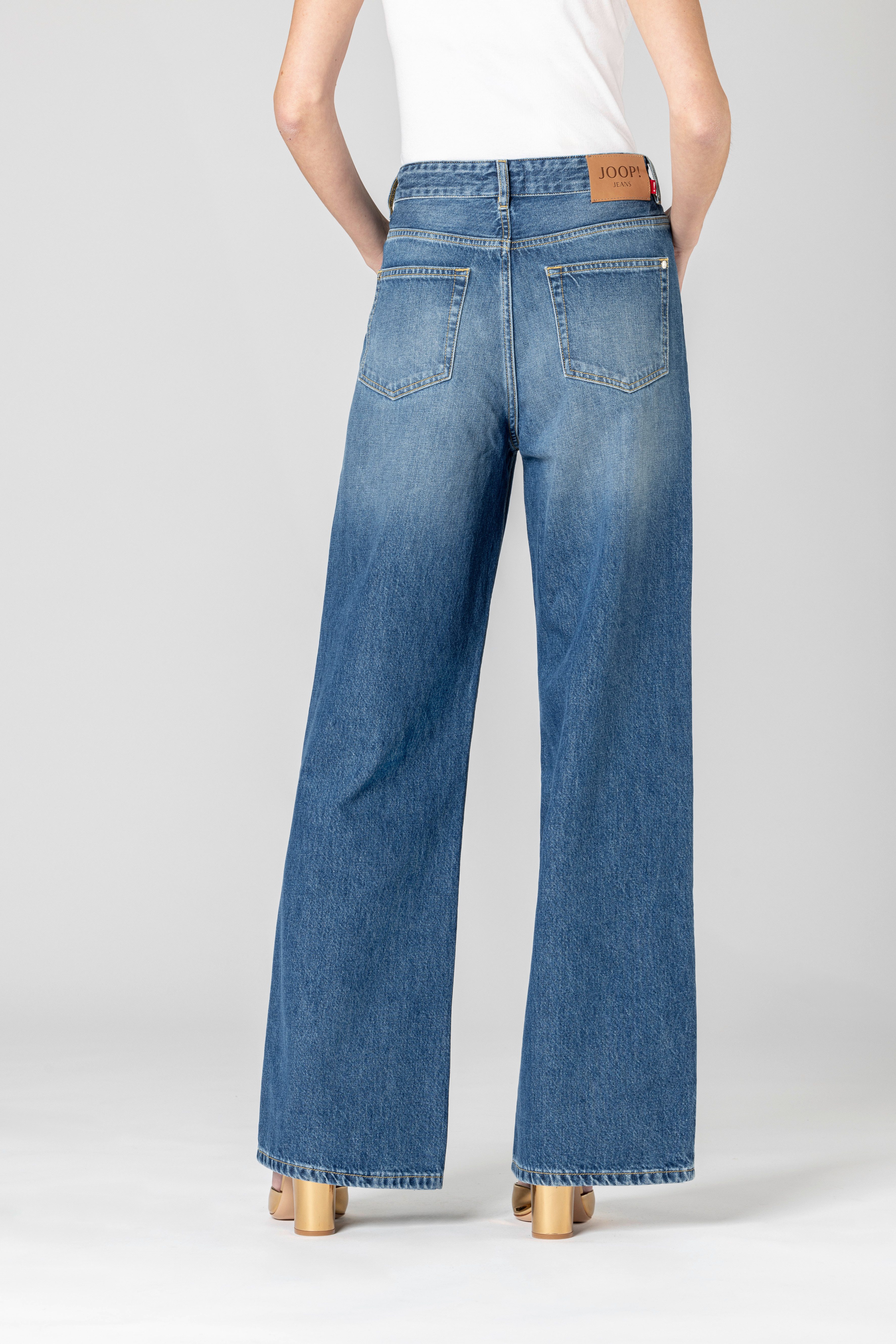 Joop Jeans Schlagjeans Mit Gürtelschlaufen günstig online kaufen