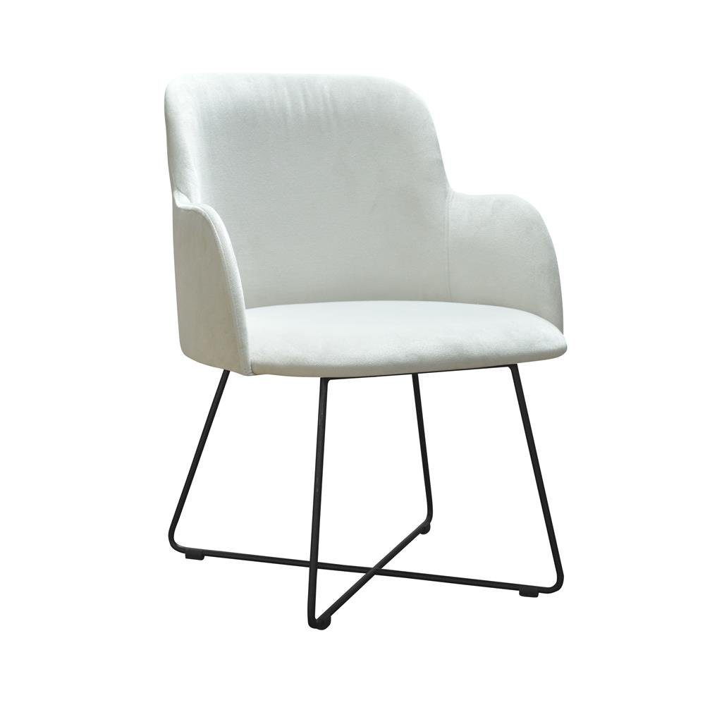 Stuhl Stuhl, Lehnstuhl Warte Stühle Gruppe Garnitur 6x Set Weiß Neu Stuhl JVmoebel Ess Zimmer Design