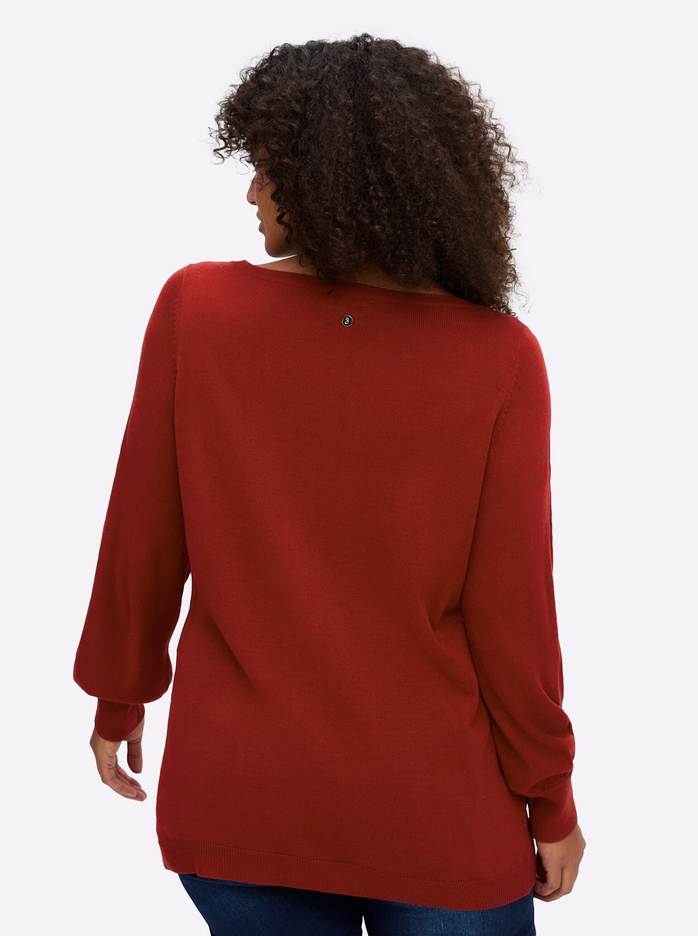 Sheego Strickpullover Pullover Langarm Jersey günstig online kaufen