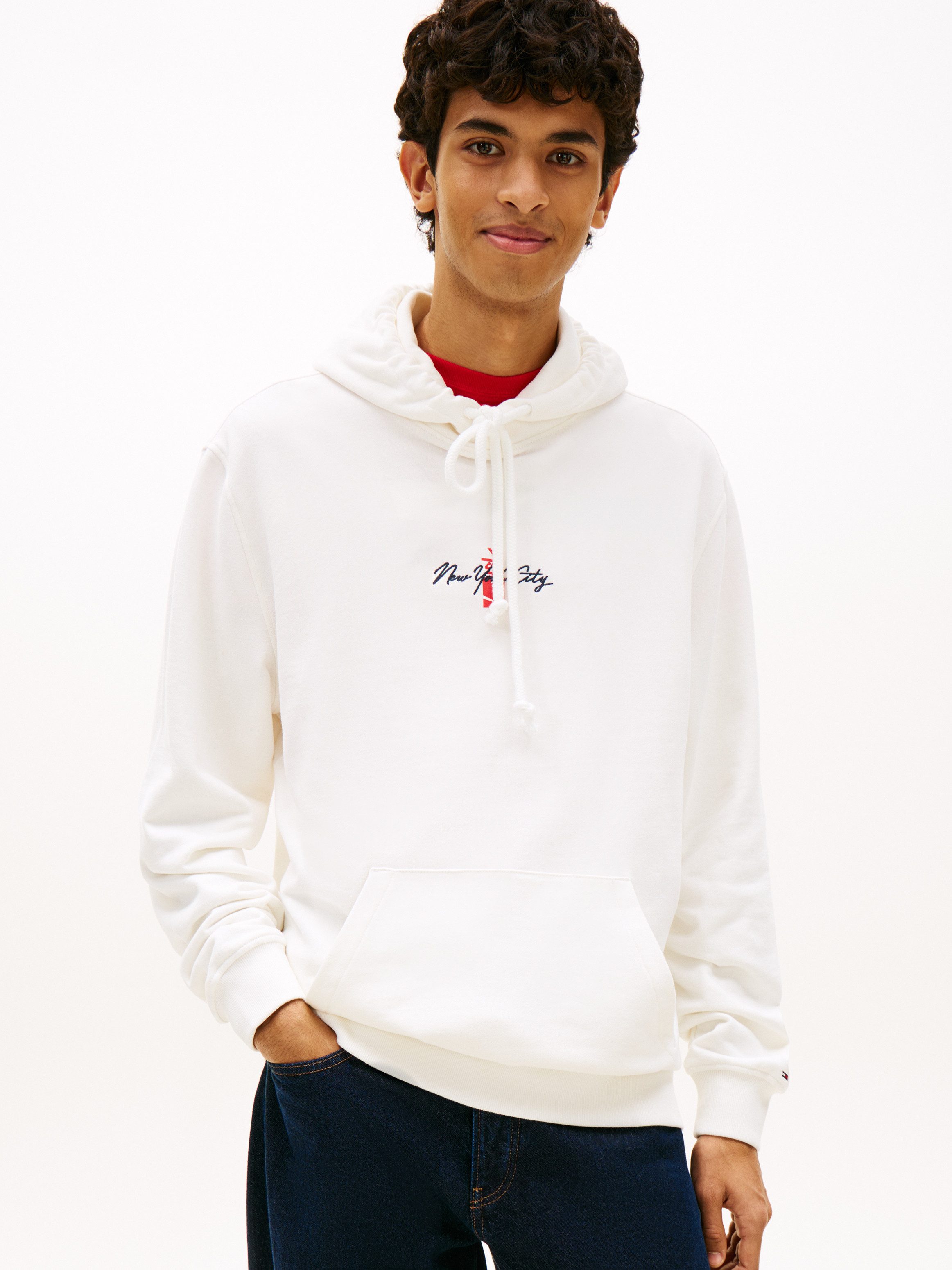 Tommy Jeans Kapuzensweatshirt TJM REGULAR SIGN BACKPRINT Regular fit mit Ma günstig online kaufen