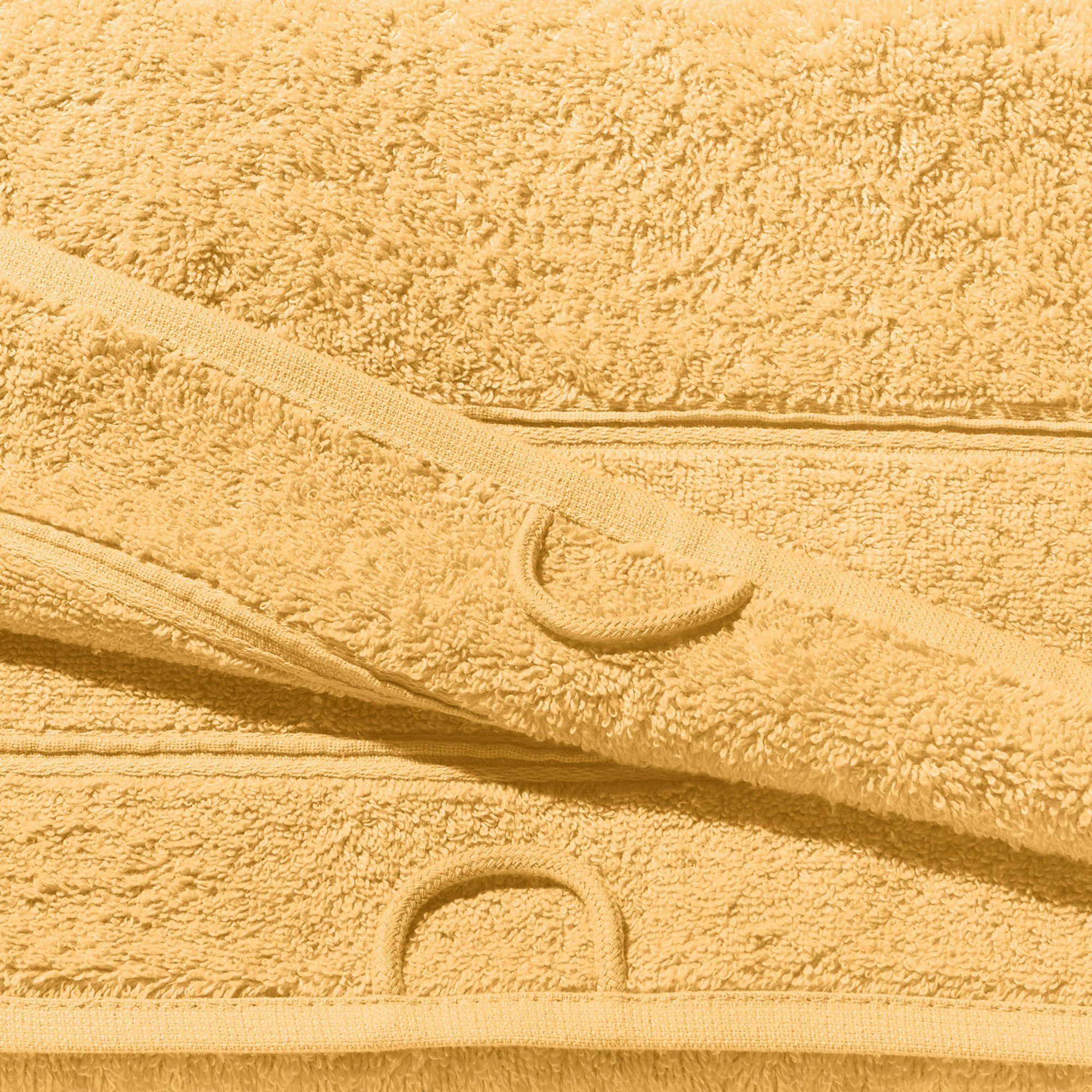 Erwin Müller Gästehandtuch Gästetuch "Karlsruhe" 2er-Pack, Frottier, Walk-Frottier Uni – Bild 5 von 5