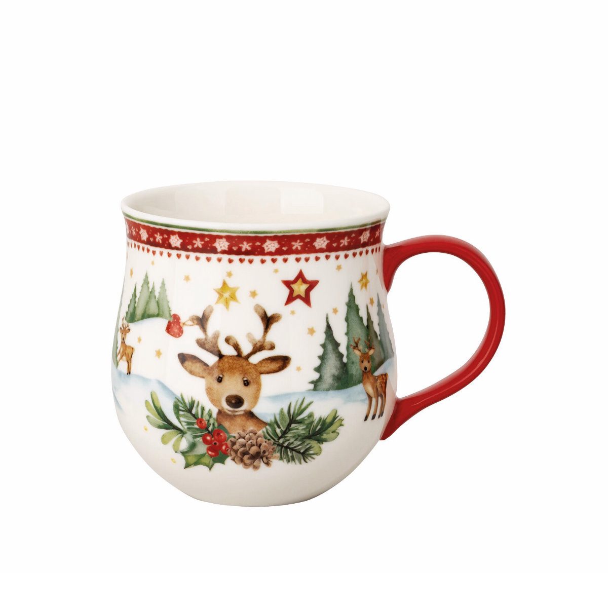 Hutschenreuther Becher My Mug Weihnachtsdekoration, Porzellan, 0,45 L
