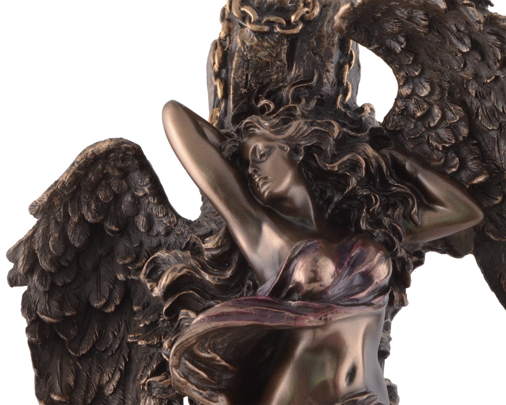 Vogler Angel- gekettet, Felsen Engel 18x13x27 Chained Gmbh cm direct Dekofigur an Kunststein, Größe: ca. LxBxH