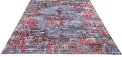 Teppich Cecilia 067, Gino Falcone, rechteckig, Höhe: 3 mm, Flachgewebe, bedruckt, Vintage Design