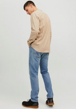 Jack & Jones Langarmhemd JJEBAND MELANGE SHIRT LS SN