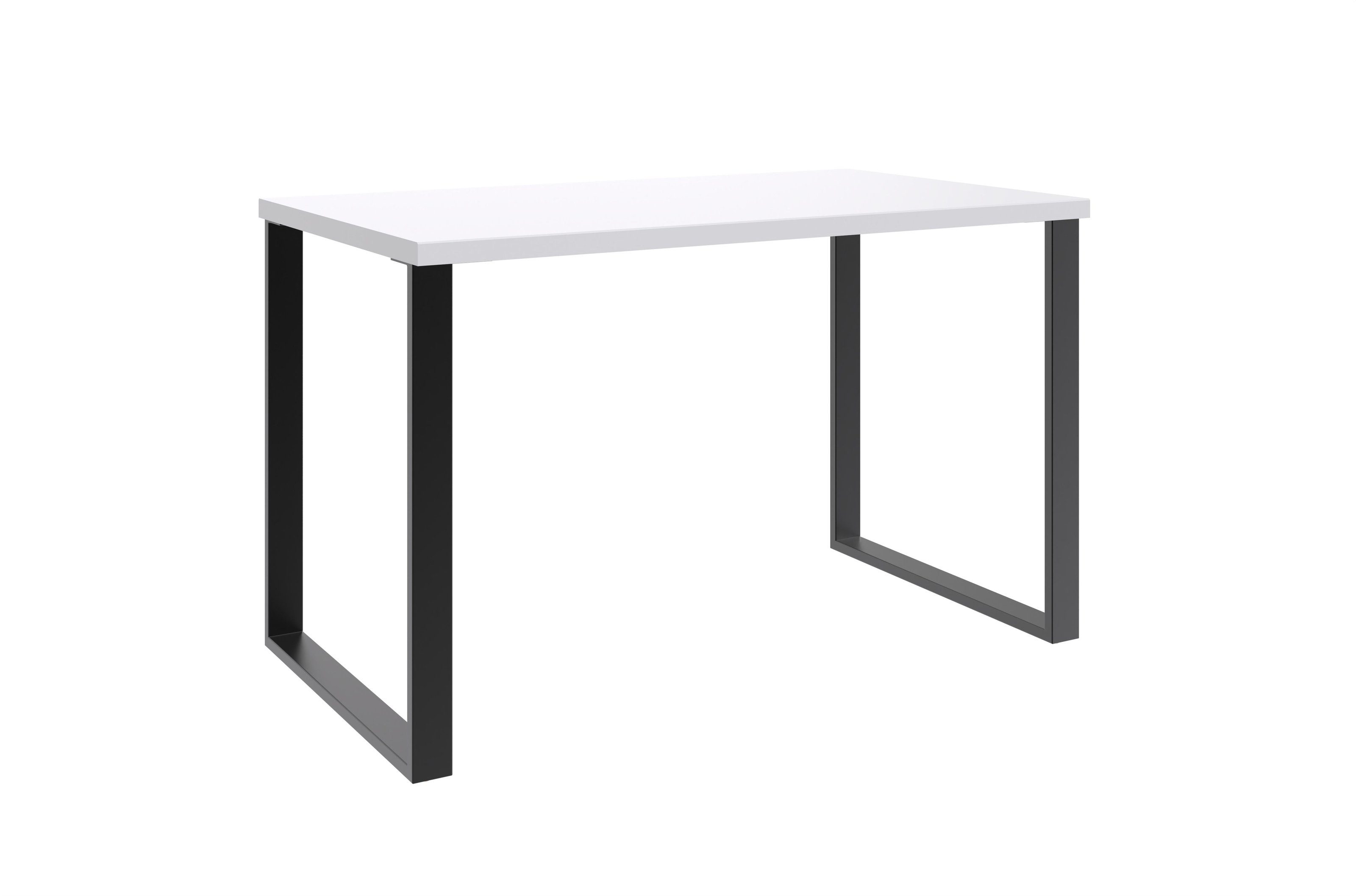 (BxHxT) Home in cm freiraum Abmessungen 120x75x70 weiß. Desk, Schreibtisch