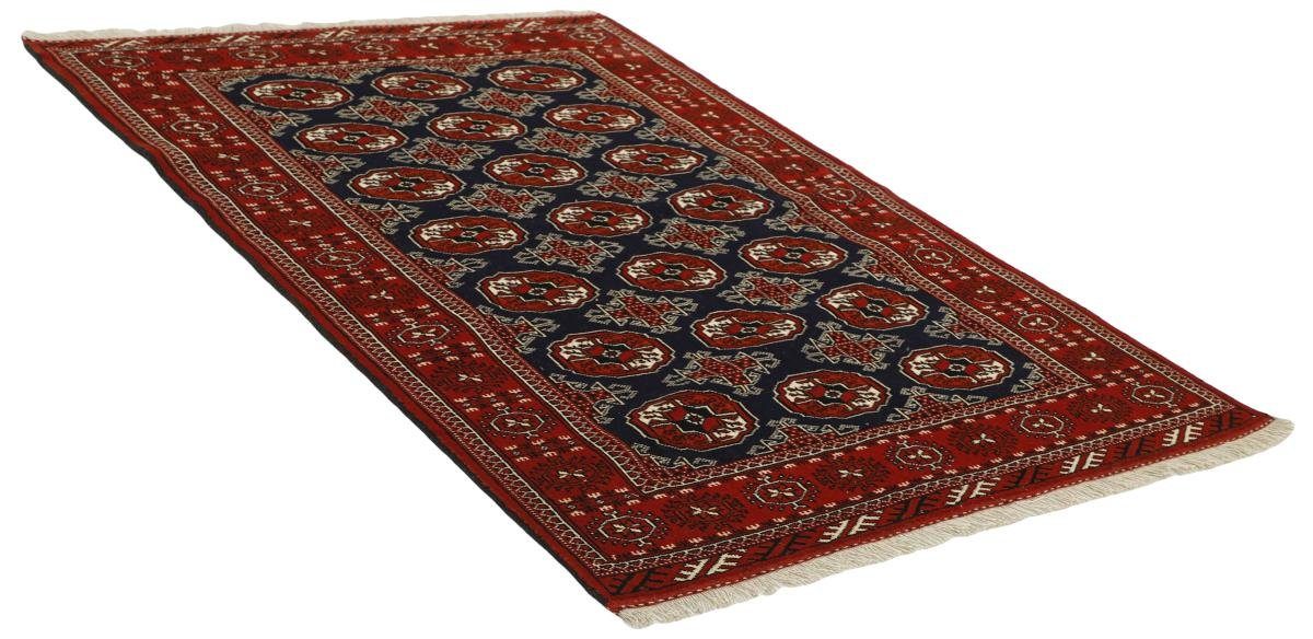 Orientteppich Turkaman Höhe: Handgeknüpfter Nain Orientteppich mm / 6 Trading, 133x198 Perserteppich, rechteckig