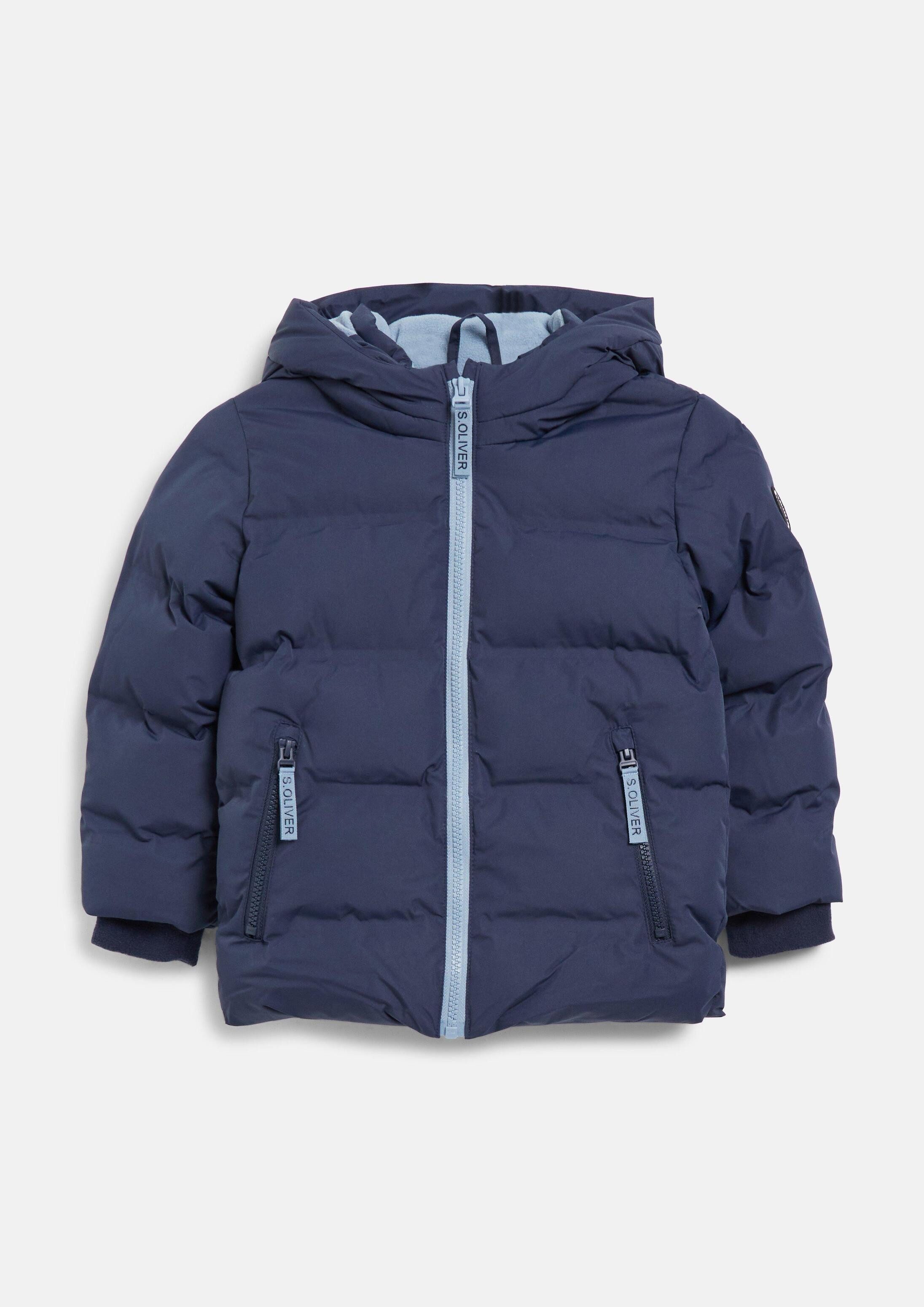 s.Oliver Winterjacke Outdoor-Jacke Wasserabweisende Winterjacke mit Fleecefutter