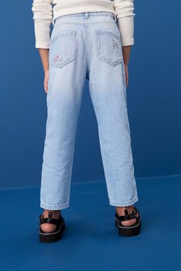 Next Mom-Jeans Mom-Jeans mit Blumenstickereien (1-tlg)