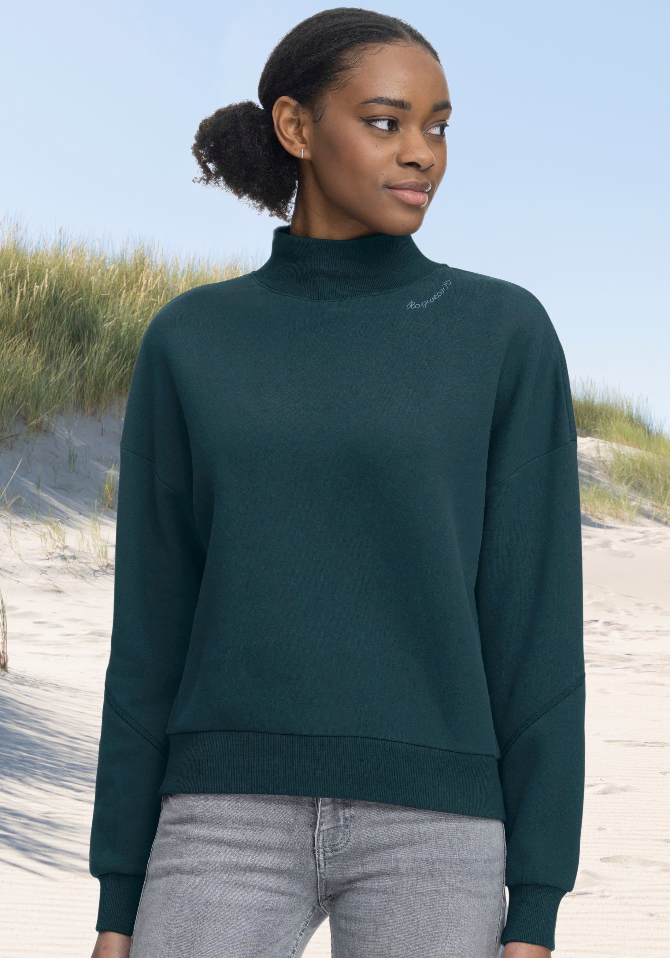 Ragwear Sweater SWEAT dark 5021 KAILA green