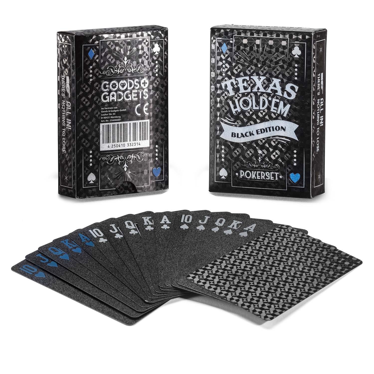 Spiel, Goods+Gadgets Kunststoff, Spiel-Karten PVC aus Poker-Deck Pokerkarten