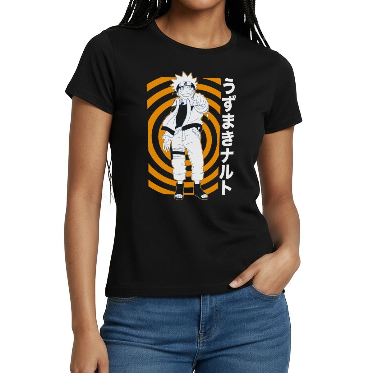 Spreadshirt T-Shirt Naruto Cooles Design Mit Naruto Frauen T-Shirt (1-tlg)
