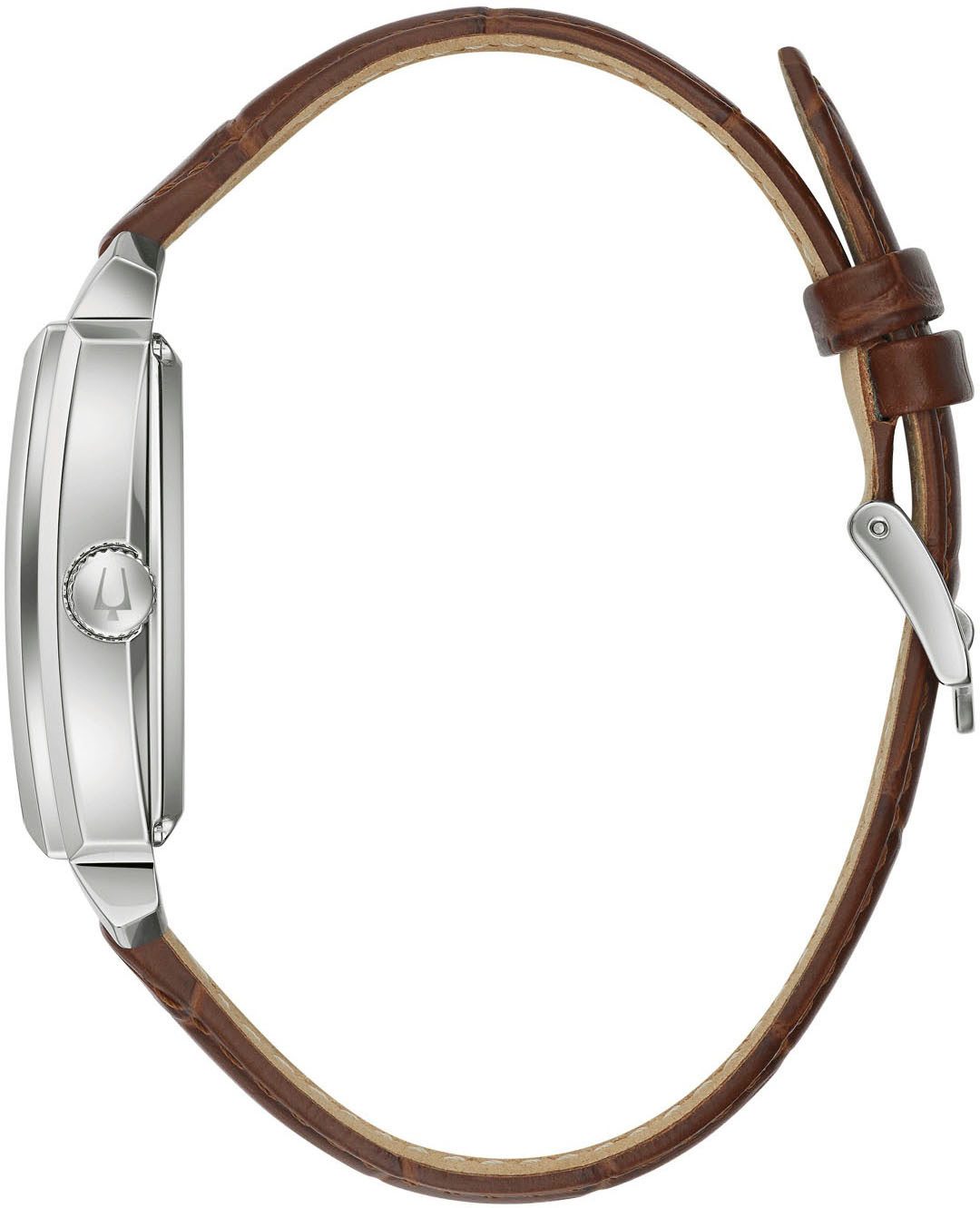 Bulova Automatikuhr Sutton 96A268, Armbanduhr, Herrenuhr, Damenuhr, Lederarmband