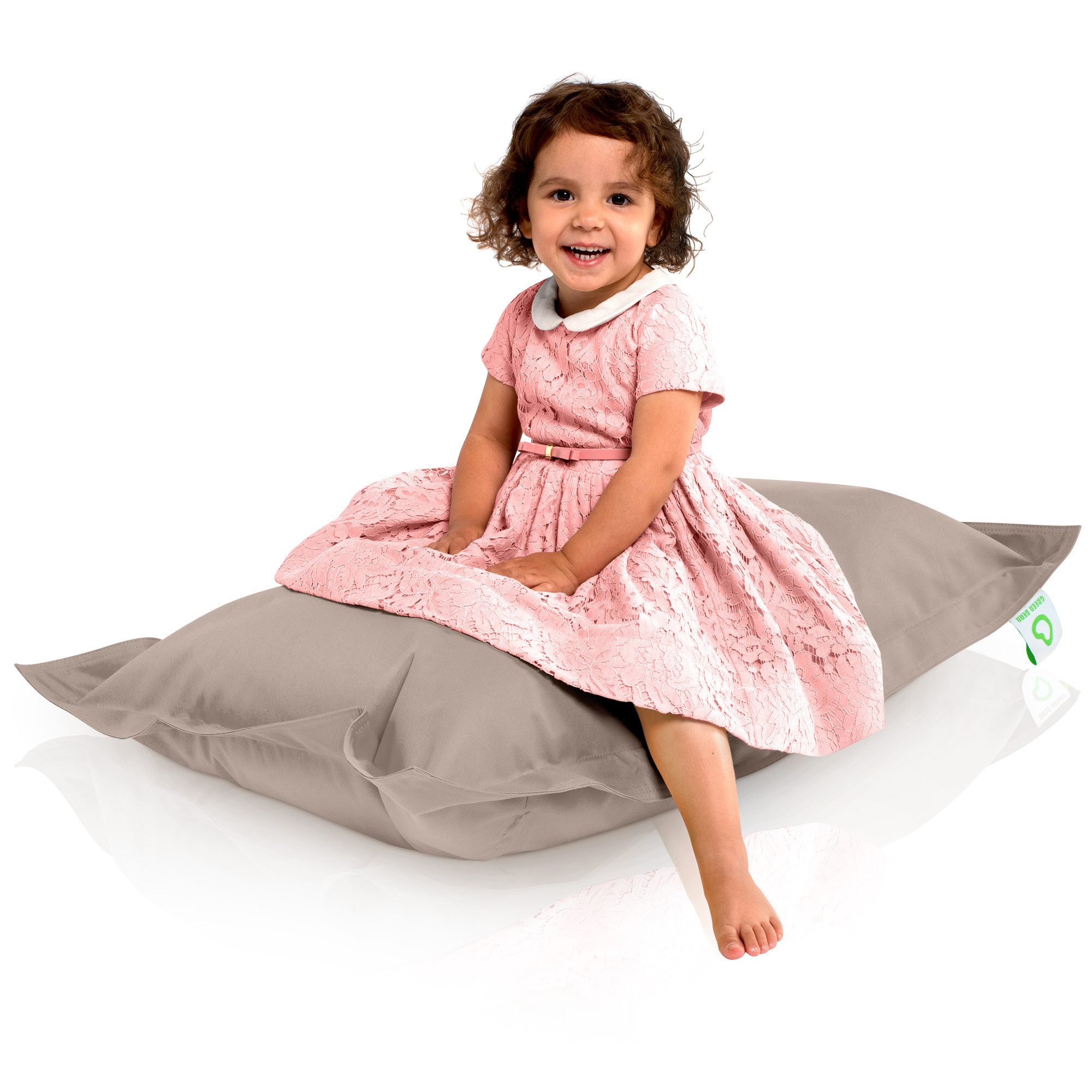 Green Bean Sitzsack Kinder-Sitzsack 70x100cm - 70 Liter (Kinder-Sitzsack 70x100cm & 70 Liter EPS-Perlen Füllung, - Indoor & Outdoor - Bean Bag Sitzkissen Bodenkissen), Sessel Riesensitzsack Liegekissen für Jungen & Mädchen