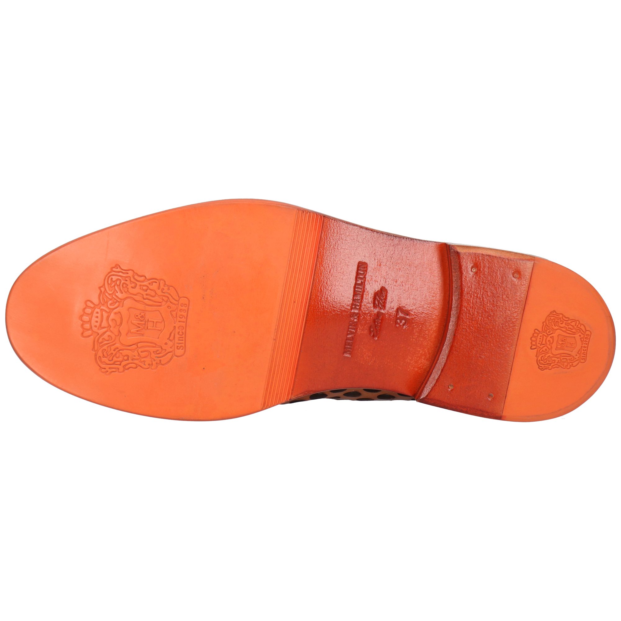 Melvin & Hamilton Gianna 23 Leder-Loafers für Damen Loafer Flache Absätze, Echtes Leder, Vegetabile Gerbung