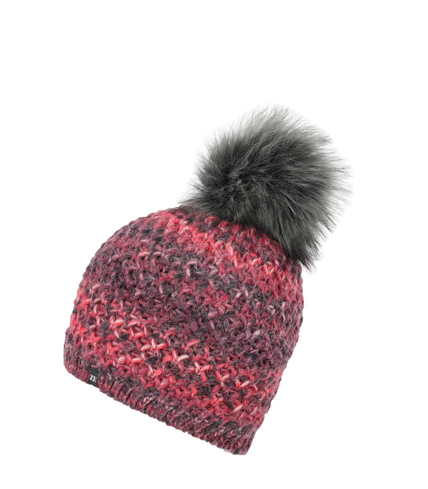 Strickmütze ROSI mit Bommel
