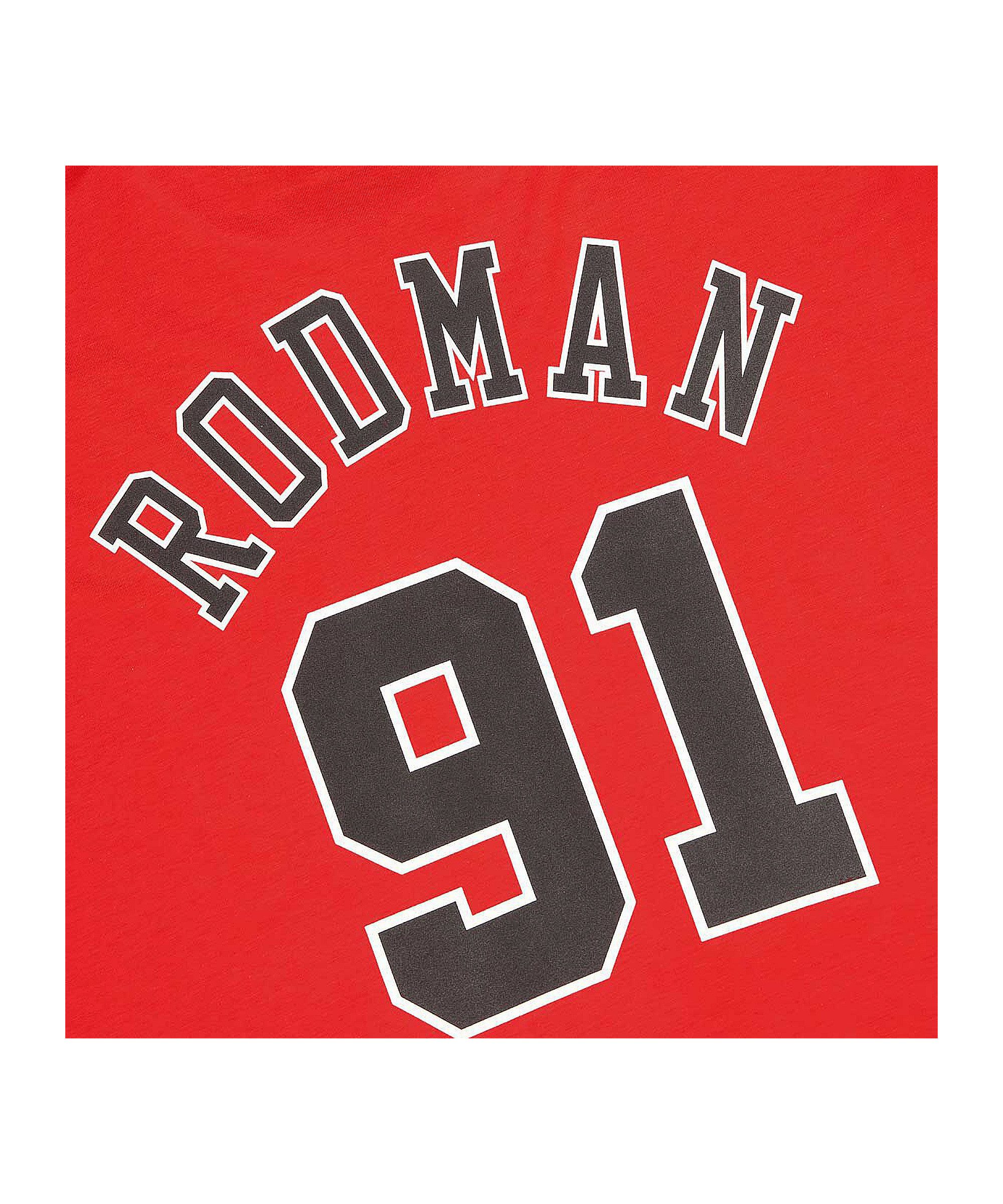 Mitchell & Ness T-Shirt Mitchell and Ness Dennis Rodman T-Shirt Polyester