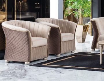 JVmoebel Wohnzimmer-Set Modern Luxus elegant Sitzgarnitur 3+3+1+1 Sitzer Sofas Polstermöbel, (4-St)