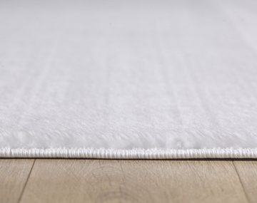 Teppich Waschbarer Teppich Camilla Creme, Teppich Boss, rund, Höhe: 25 mm