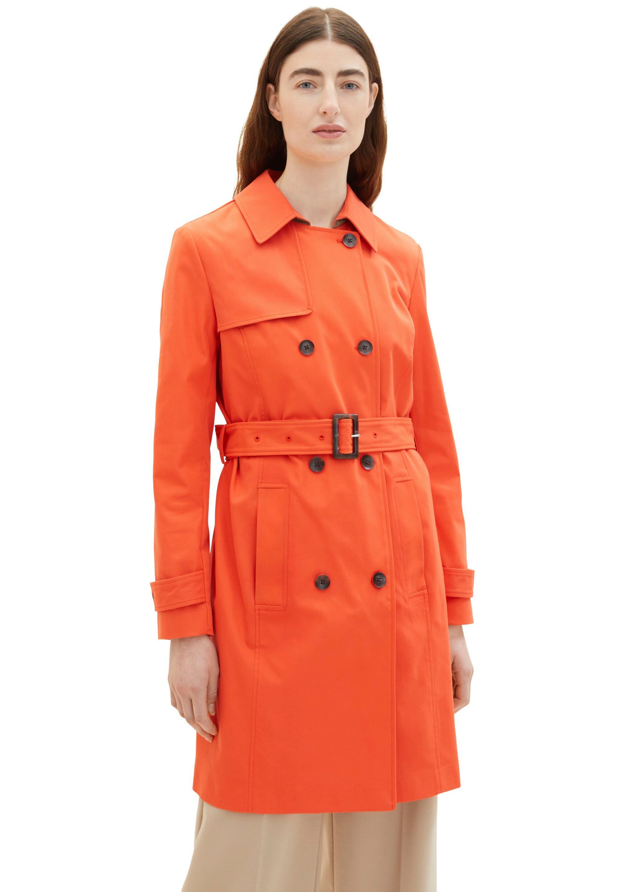 TOM TAILOR Trenchcoat fever red | Trenchcoats
