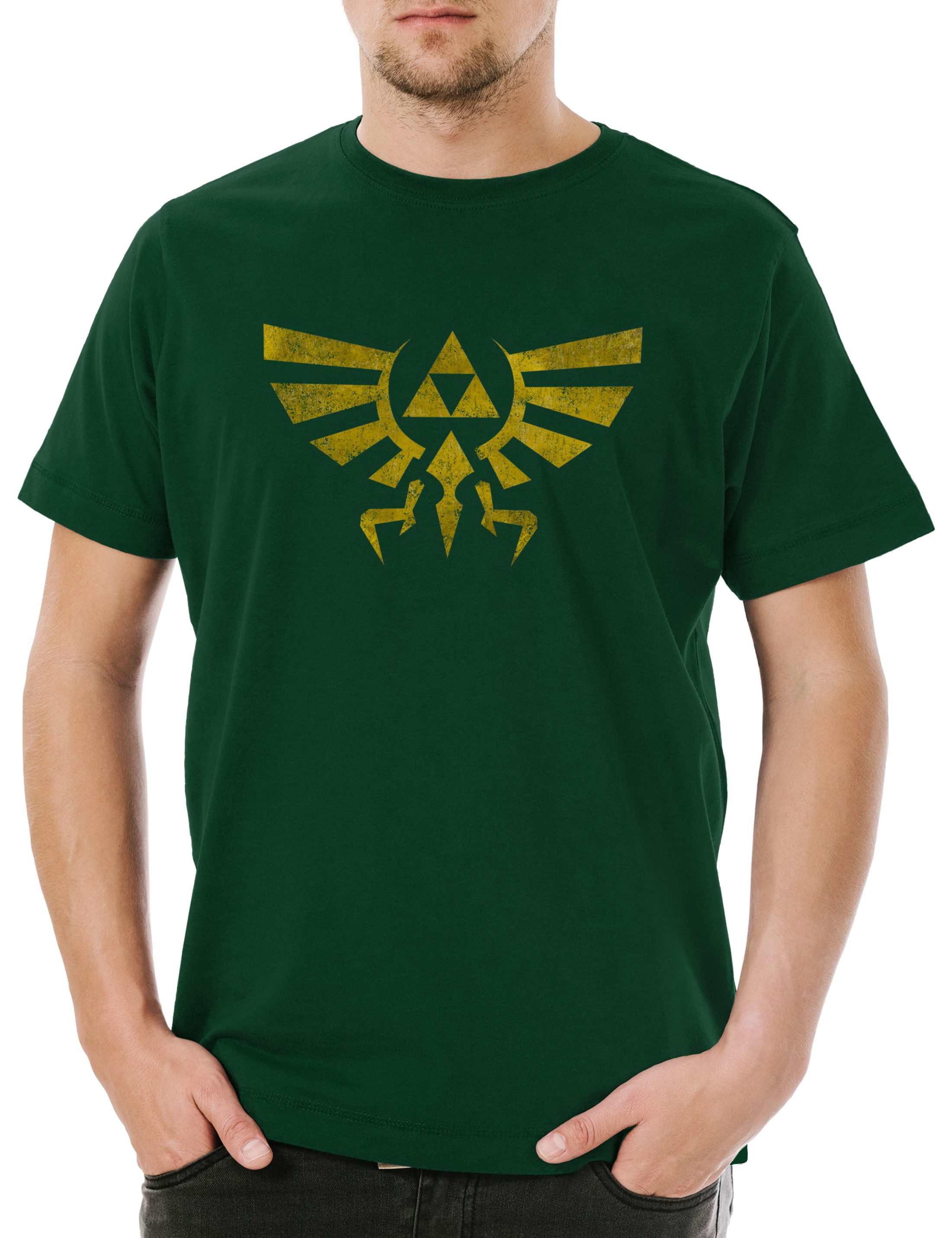 Urban Backwoods Print-Shirt Triforce Vintage Logo günstig online kaufen