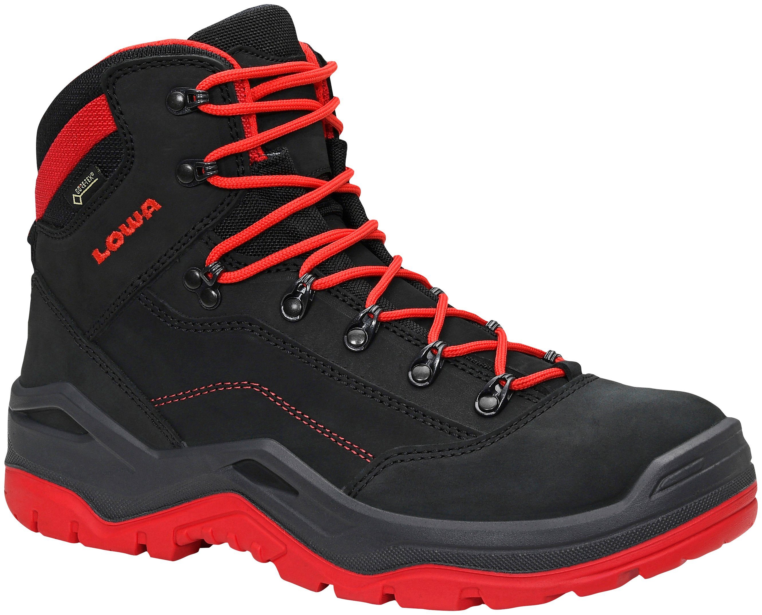 Lowa work RENEGADE Work S3 Mid CI red Sicherheitsstiefel GTX