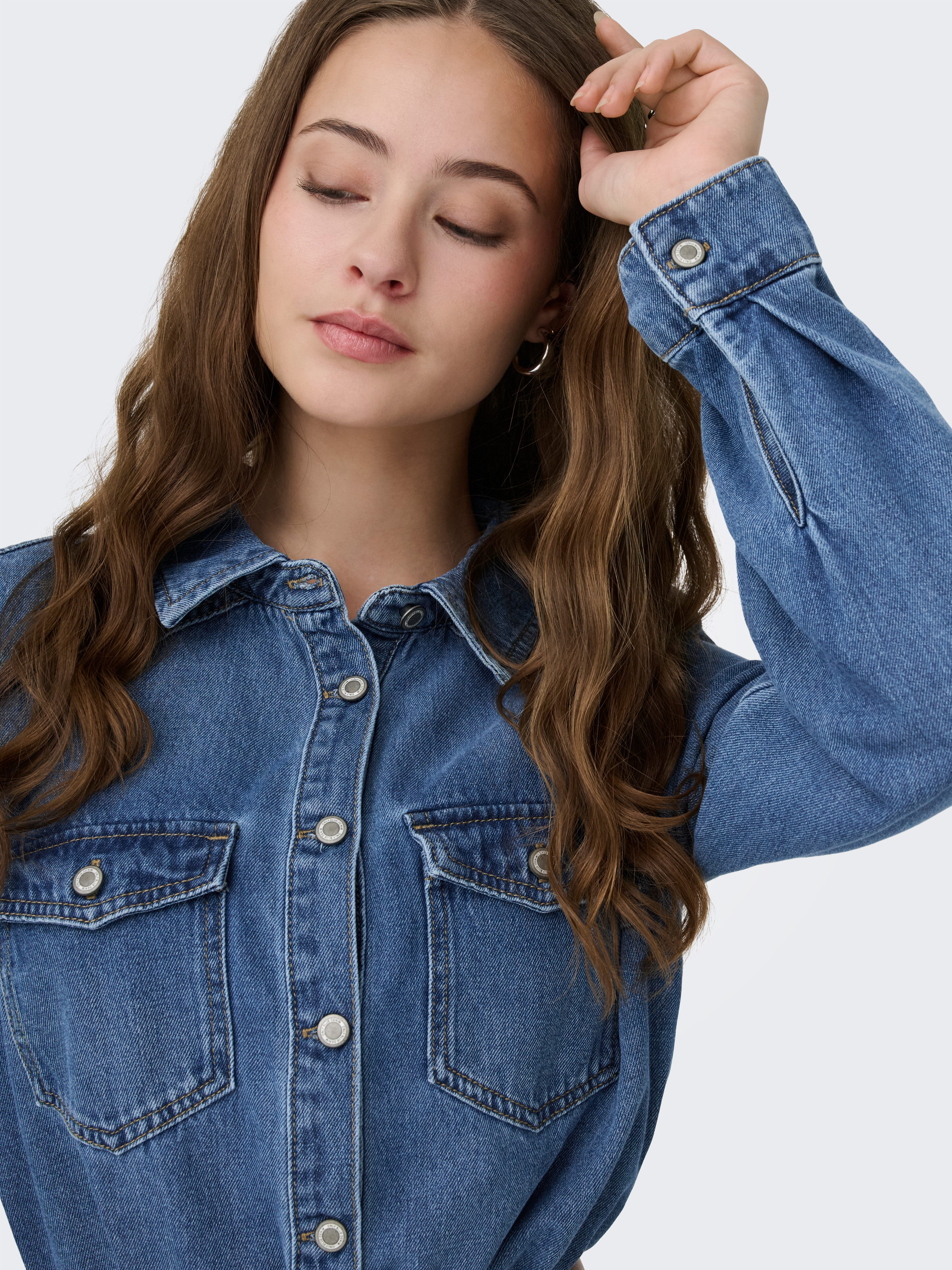 ONLY Jeanskleid ONLLISA L/S DNM DRESS GUA NOOS