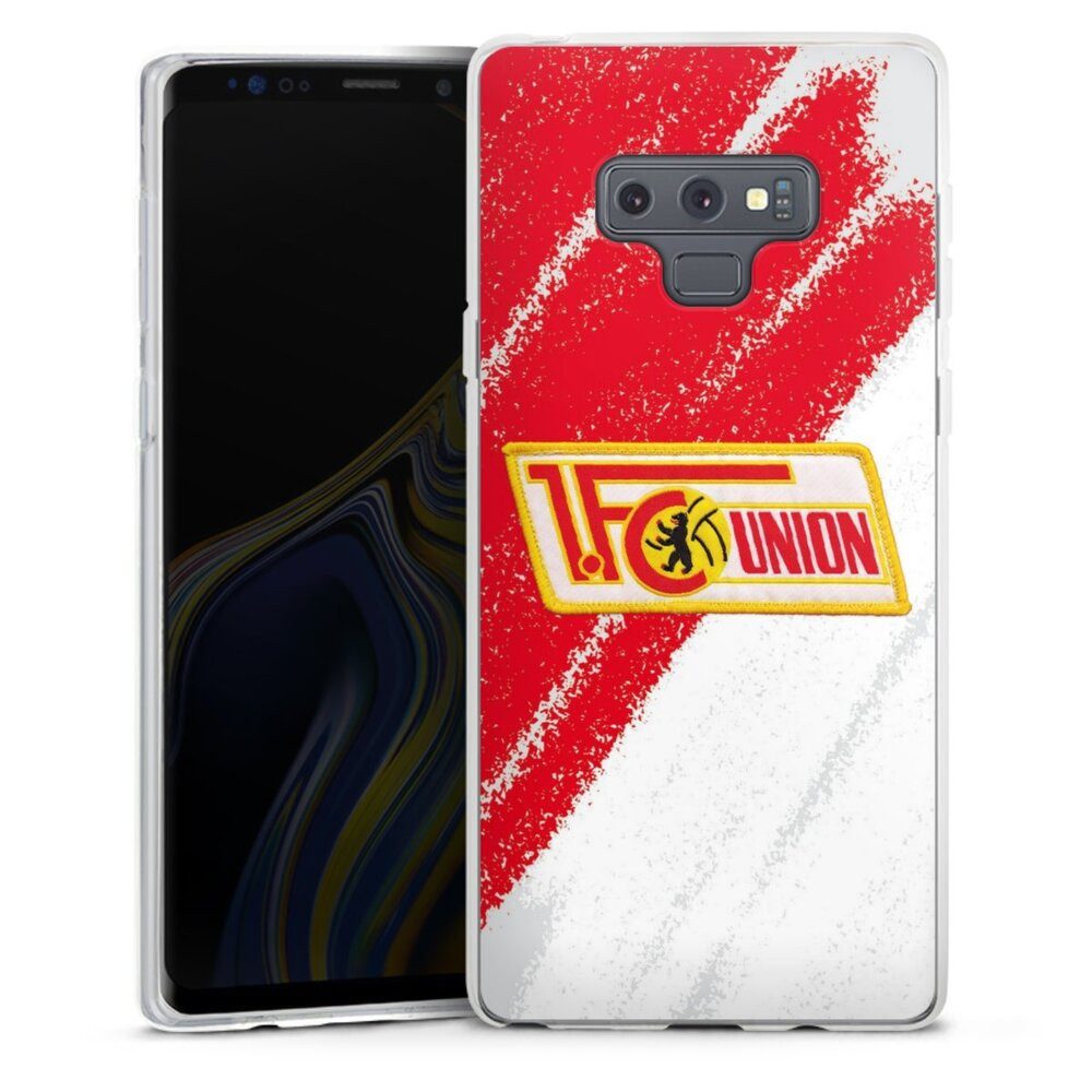 DeinDesign Handyhülle Offizielles Lizenzprodukt 1. FC Union Berlin Logo, Samsung Galaxy Note 9 Silikon Hülle Bumper Case Handy Schutzhülle