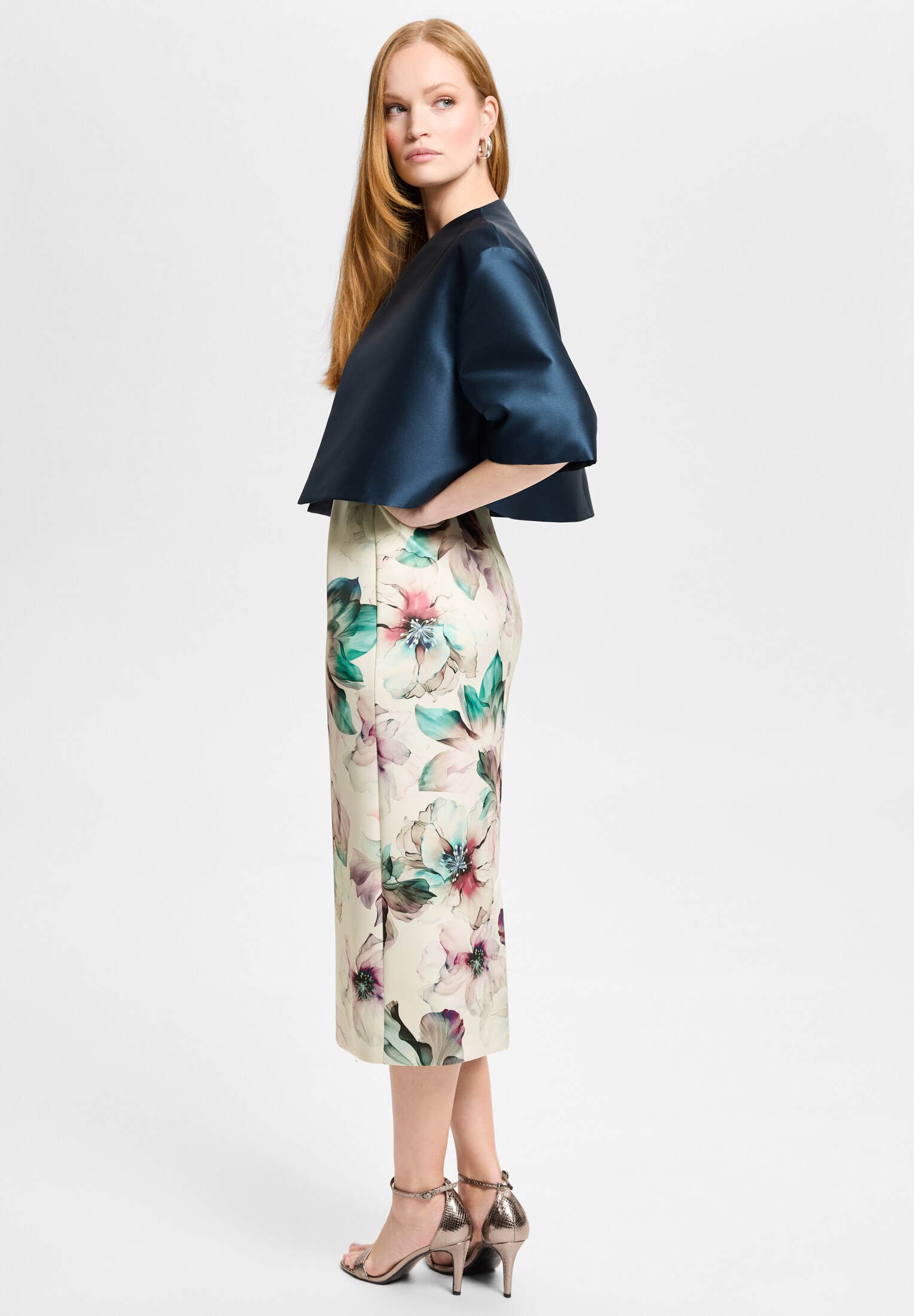 SWING Jackenblazer - Oversized Jacke aus Twill