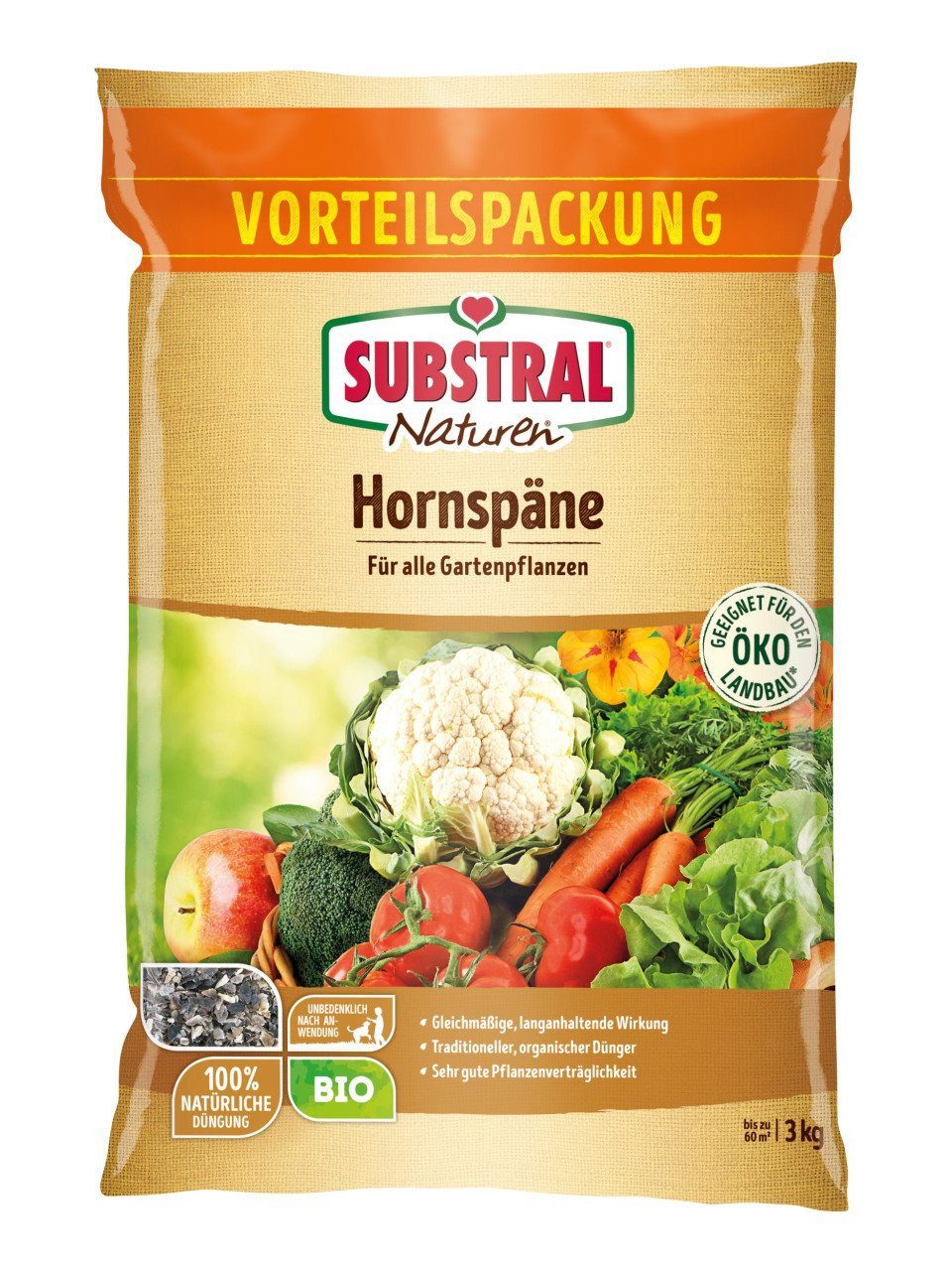 Pflanzendünger Substral Naturen Hornspäne 3 kg