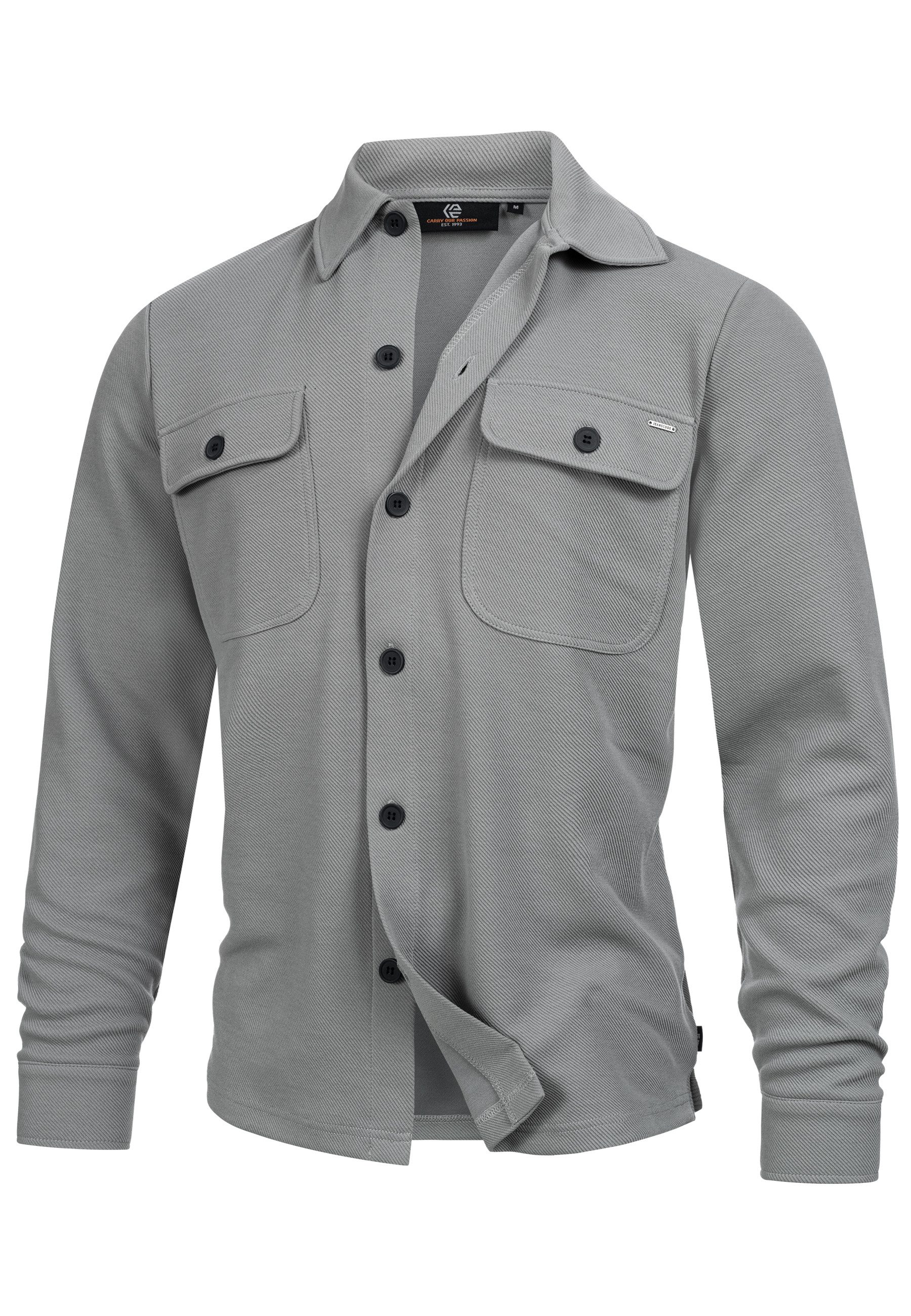 Indicode Langarmhemd Herren INNello Herrenhemd Langarm Elegantes Overshirt günstig online kaufen