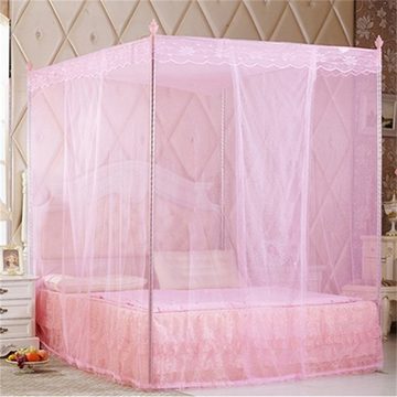 Rutaqian Moskitonetz Moskitonetz für Full Queen King Bett Kein Rahmen Dome Mückenschutz