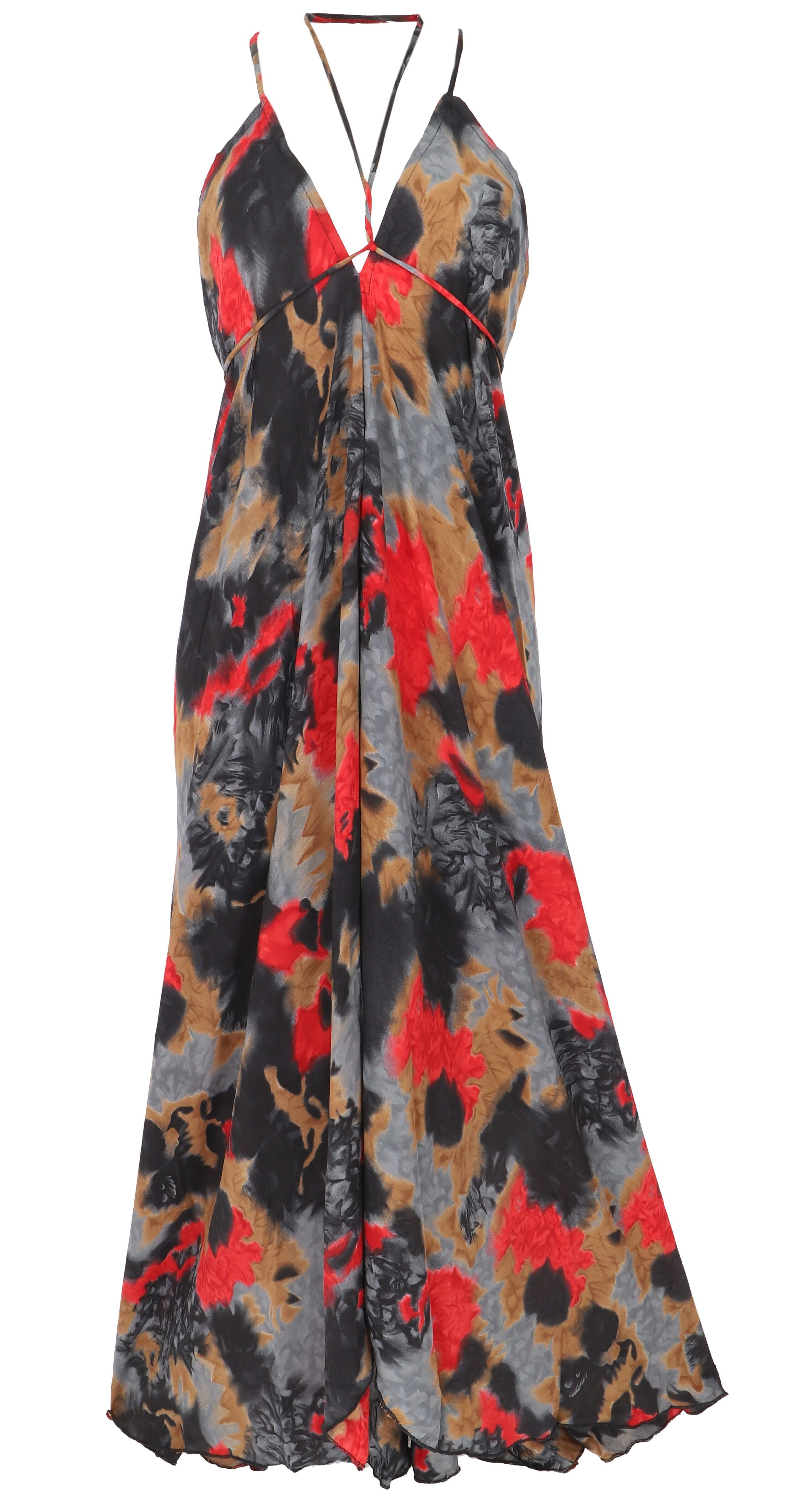 Guru-Shop Midikleid Boho Sommerkleid, Magic Dress, seidiges.. alternative Bekleidung