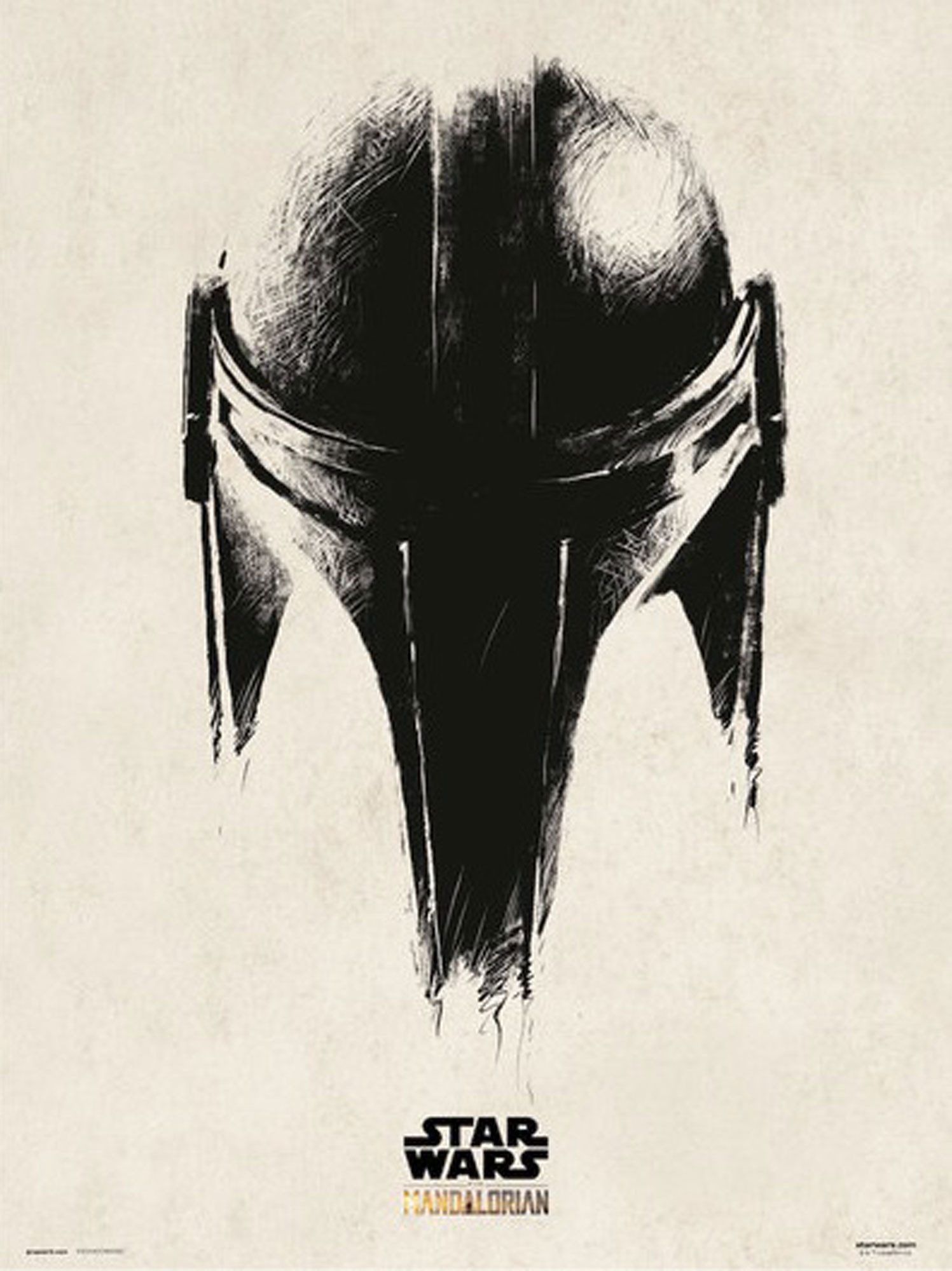 Kunstdruck Star Wars - Kunstdruck - Mandalorian - Helmet