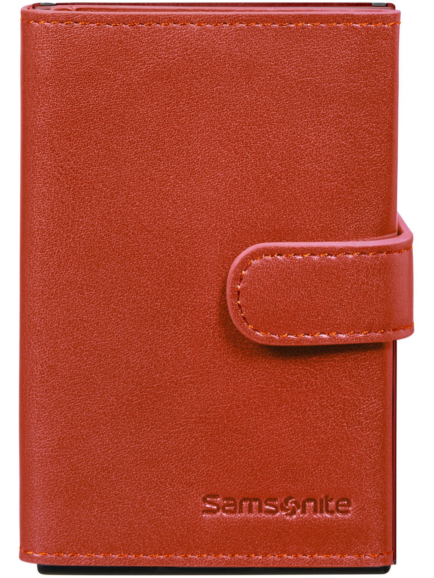 Samsonite Koffer 133890-1641, Samsonite Herren Kreditkartenetui Alu Fit Slide-Up Wallet Orange