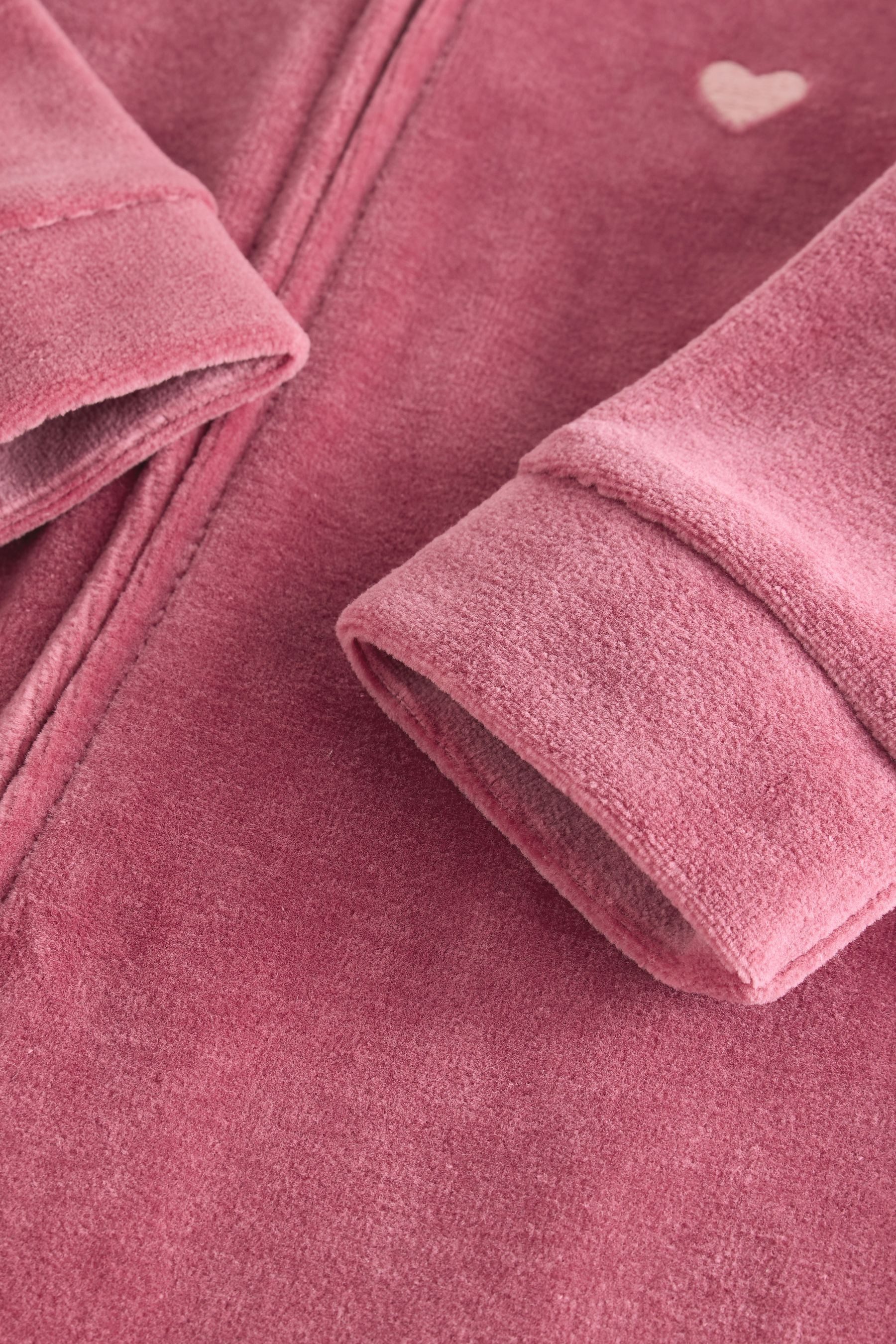 Next Schlafoverall Baby Veloursschlafanzüge, 2er-Pack (2-tlg)