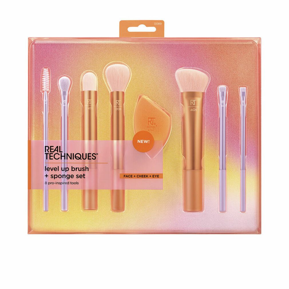 Real Techniques Lidschatten LEVEL UP BRUSH SET 8 pz
