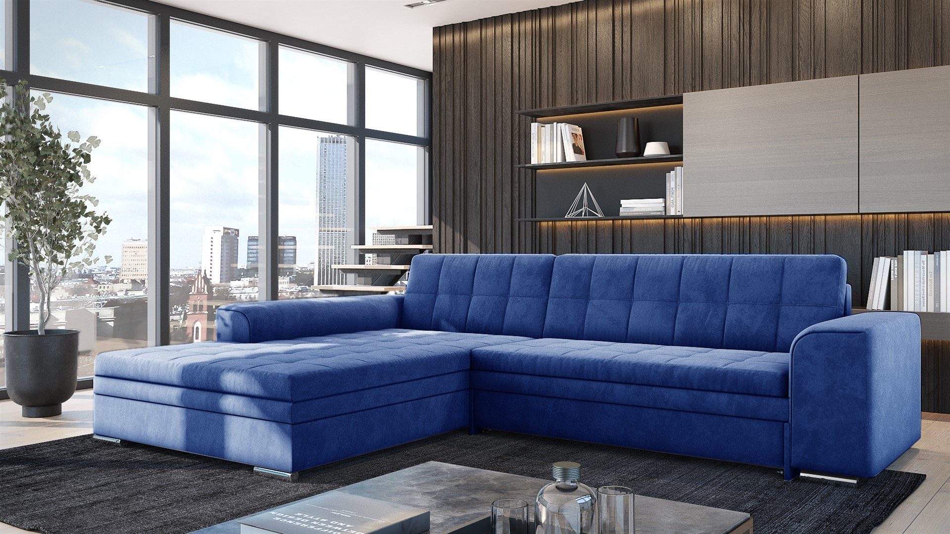Fun Möbel Ecksofa Sofa SARRA Ottomane günstig online kaufen