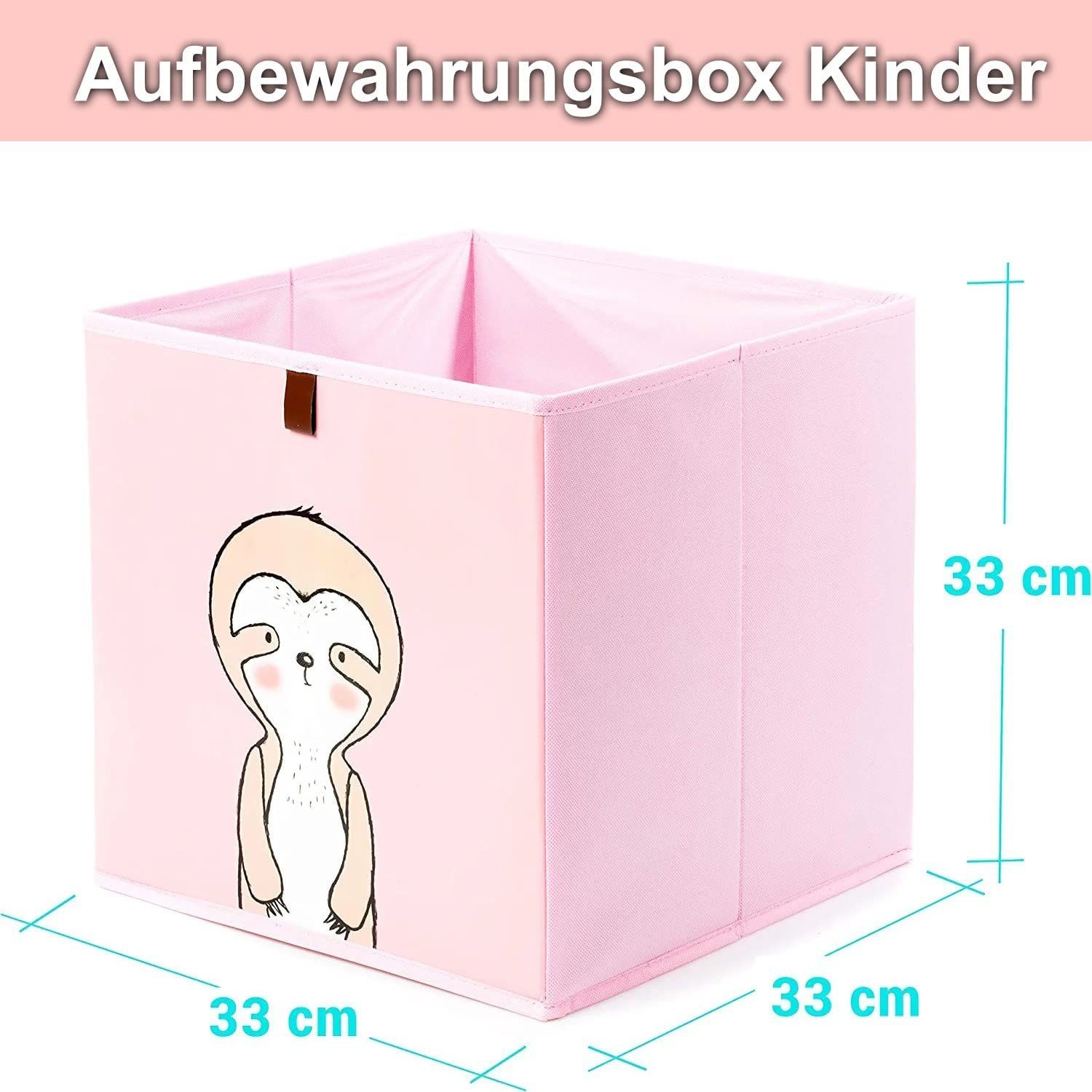 Faltbox Aufbewahrungsboxen Deckel Korb Einschubkorb Faltboxen Kinder Box  Boxen